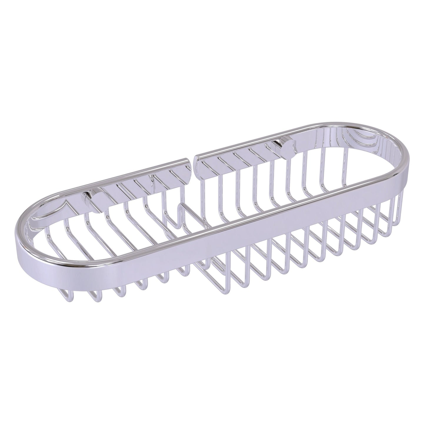 Allied Brass BSK-175LA 11" x 3.6" Polished Chrome Solid Brass Combination Wire Basket