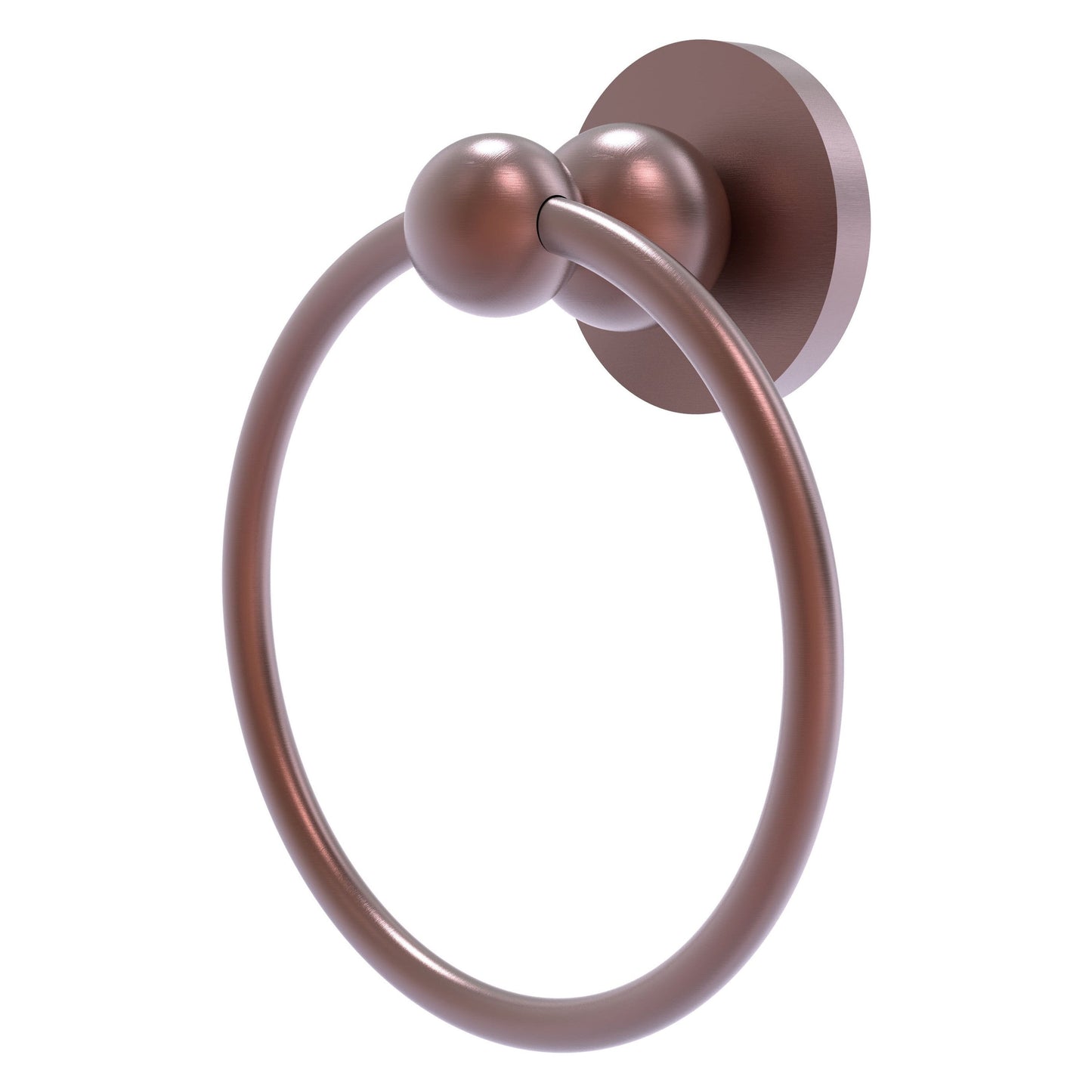Allied Brass Bolero 6" x 6" Antique Copper Solid Brass Towel Ring