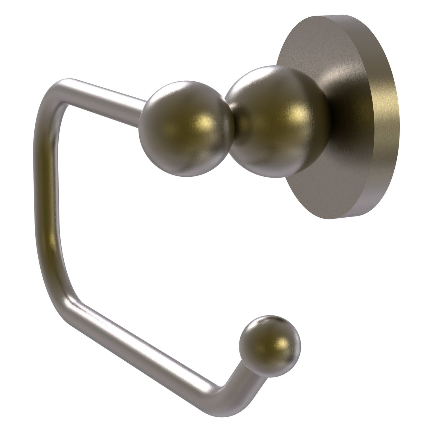 Allied Brass Bolero 7" x 2.9" Antique Brass Solid Brass European Style Toilet Tissue Holder