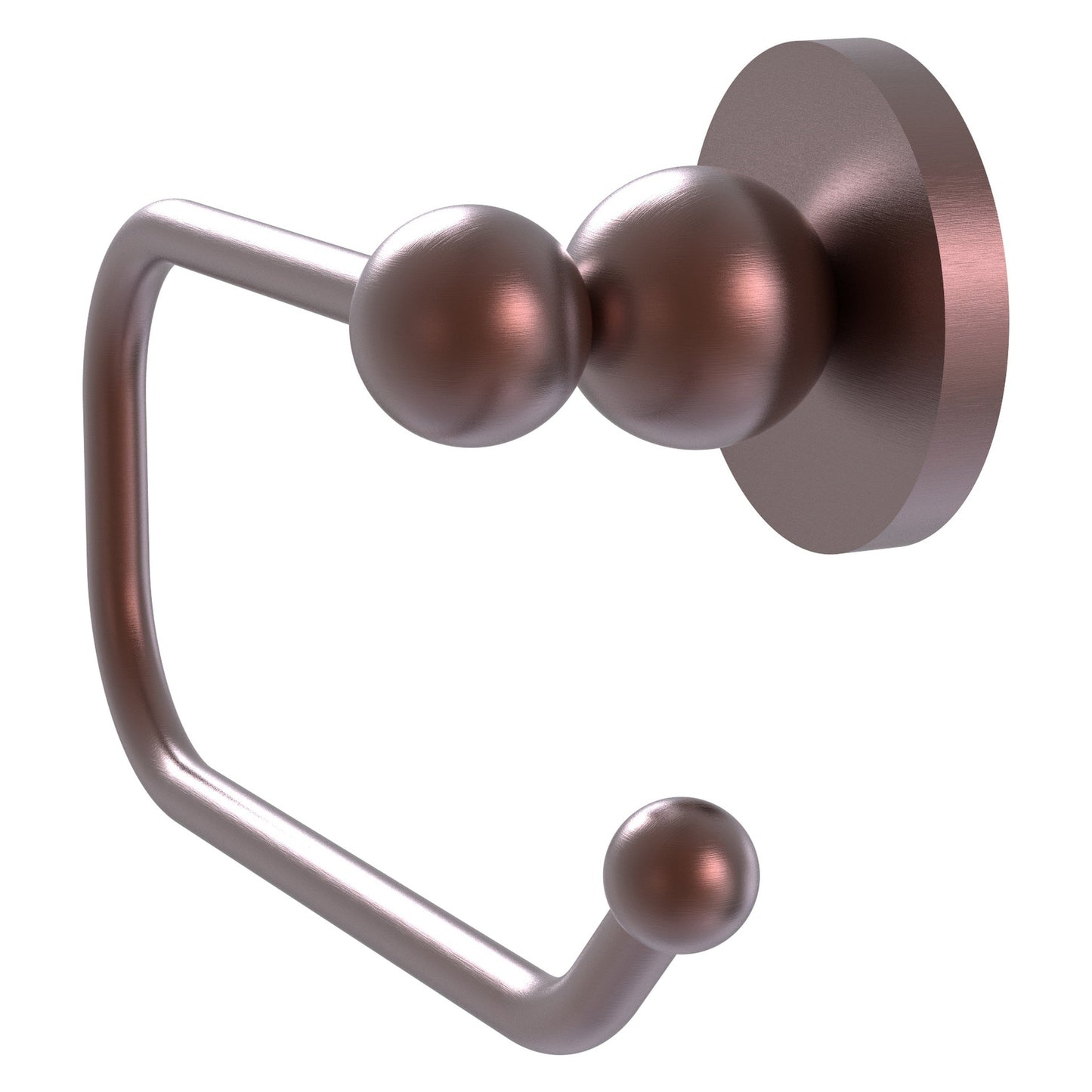 Allied Brass Bolero 7" x 2.9" Antique Copper Solid Brass European Style Toilet Tissue Holder