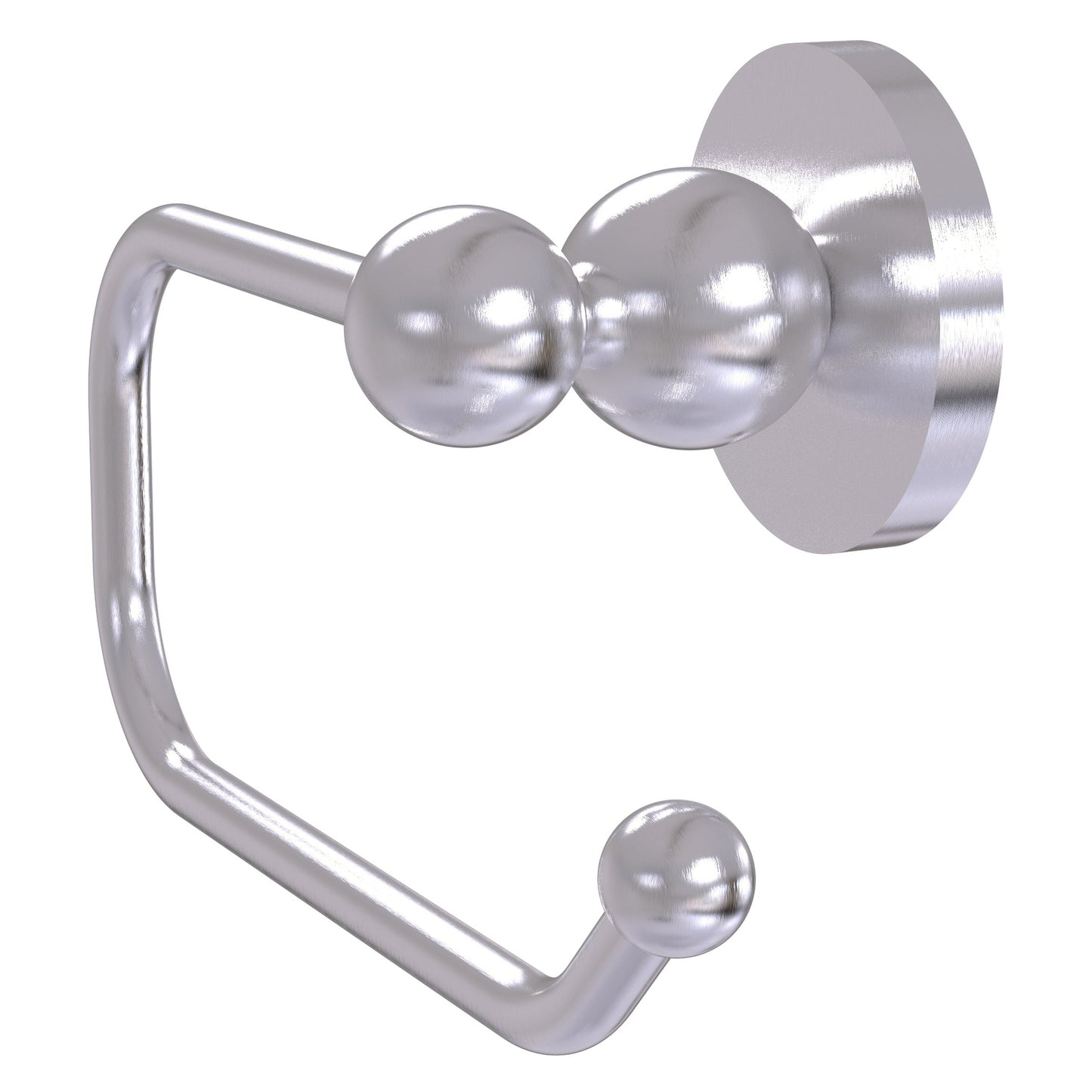 Allied Brass Bolero 7" x 2.9" Satin Chrome Solid Brass European Style Toilet Tissue Holder