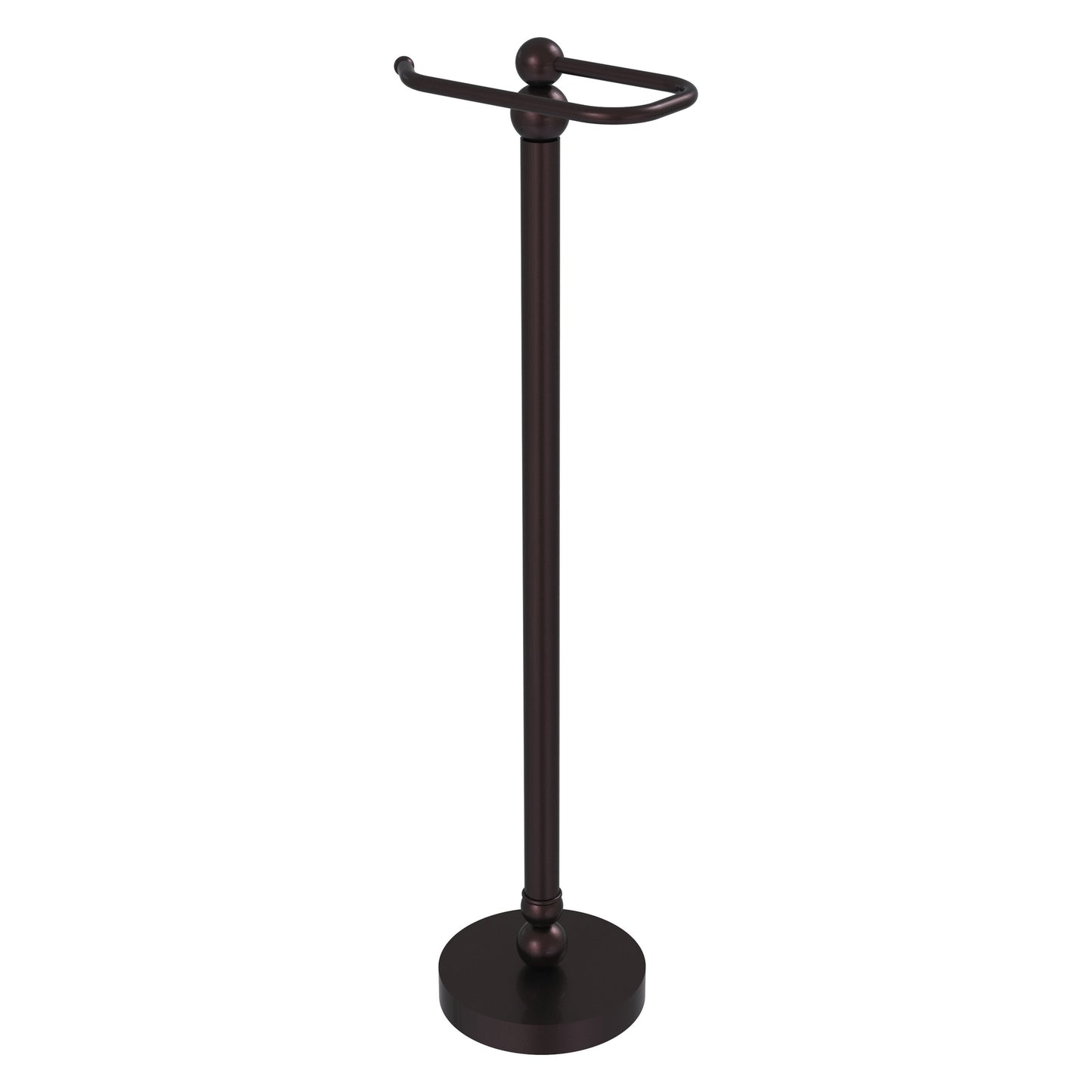 Allied Brass Bolero 7.8" x 6" Antique Bronze Solid Brass Free-Standing Toilet Tissue Stand
