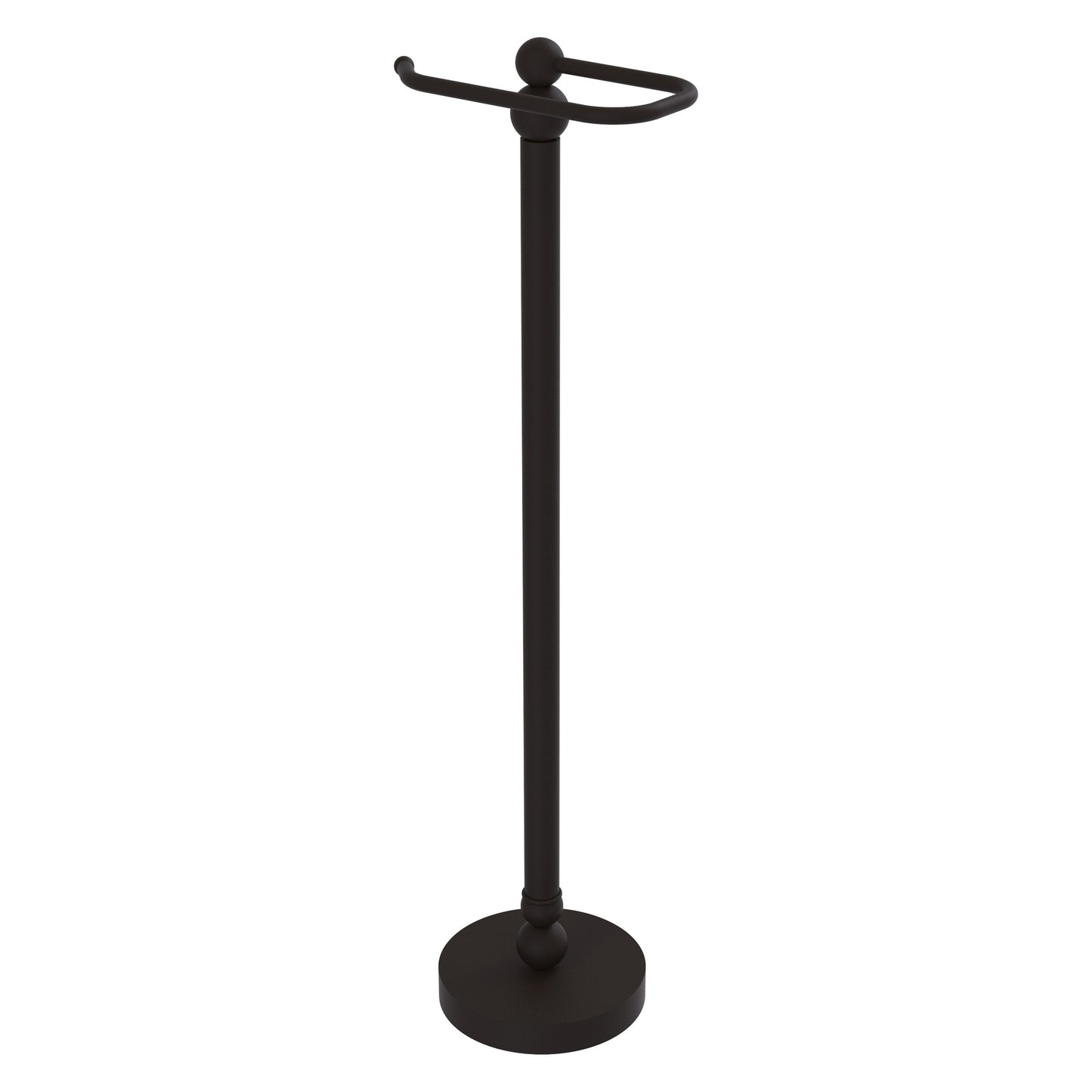 Allied Brass Bolero 7.8" x 6" Oil Rubbed Bronze Solid Brass Free-Standing Toilet Tissue Stand