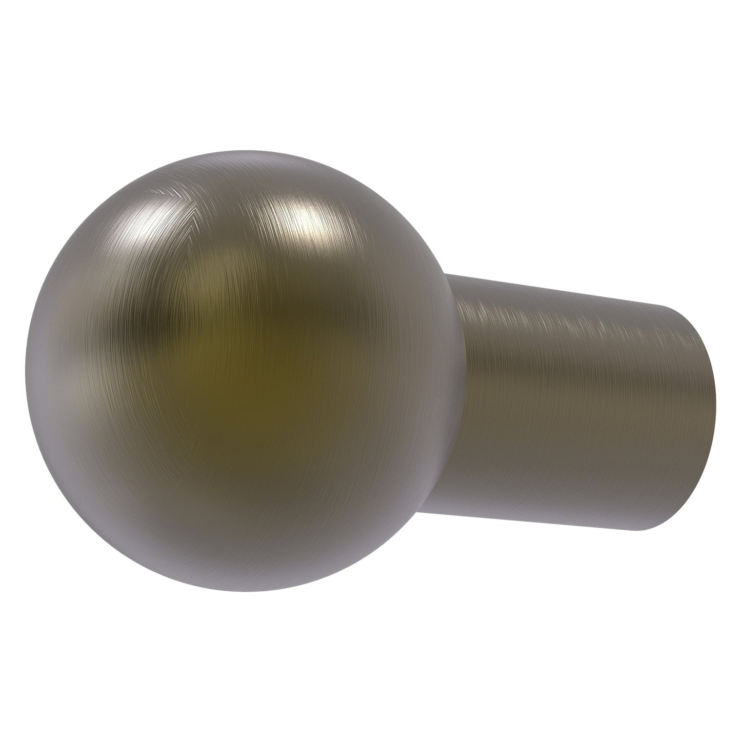 Allied Brass C-10 1.25" x 1.25" Antique Brass Solid Brass Cabinet Knob