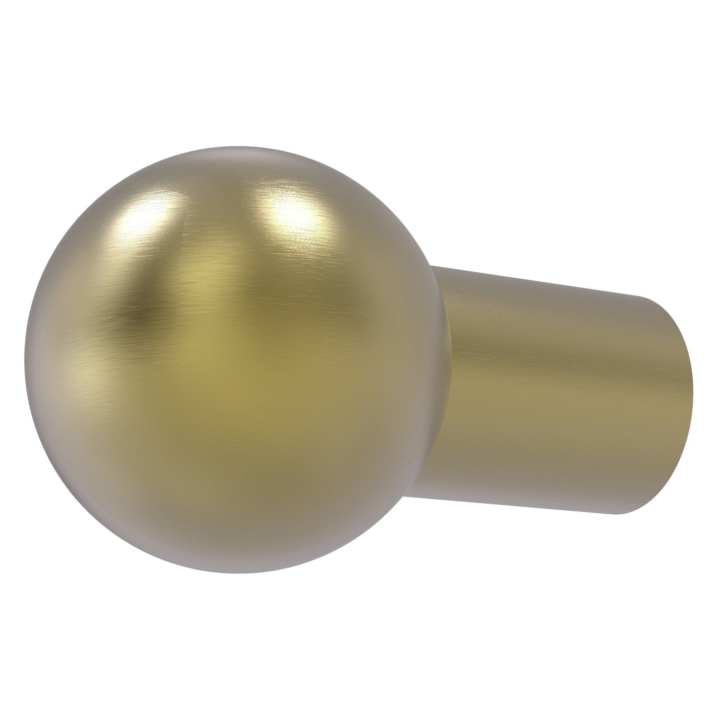 Allied Brass C-10 1.25" x 1.25" Satin Brass Solid Brass Cabinet Knob