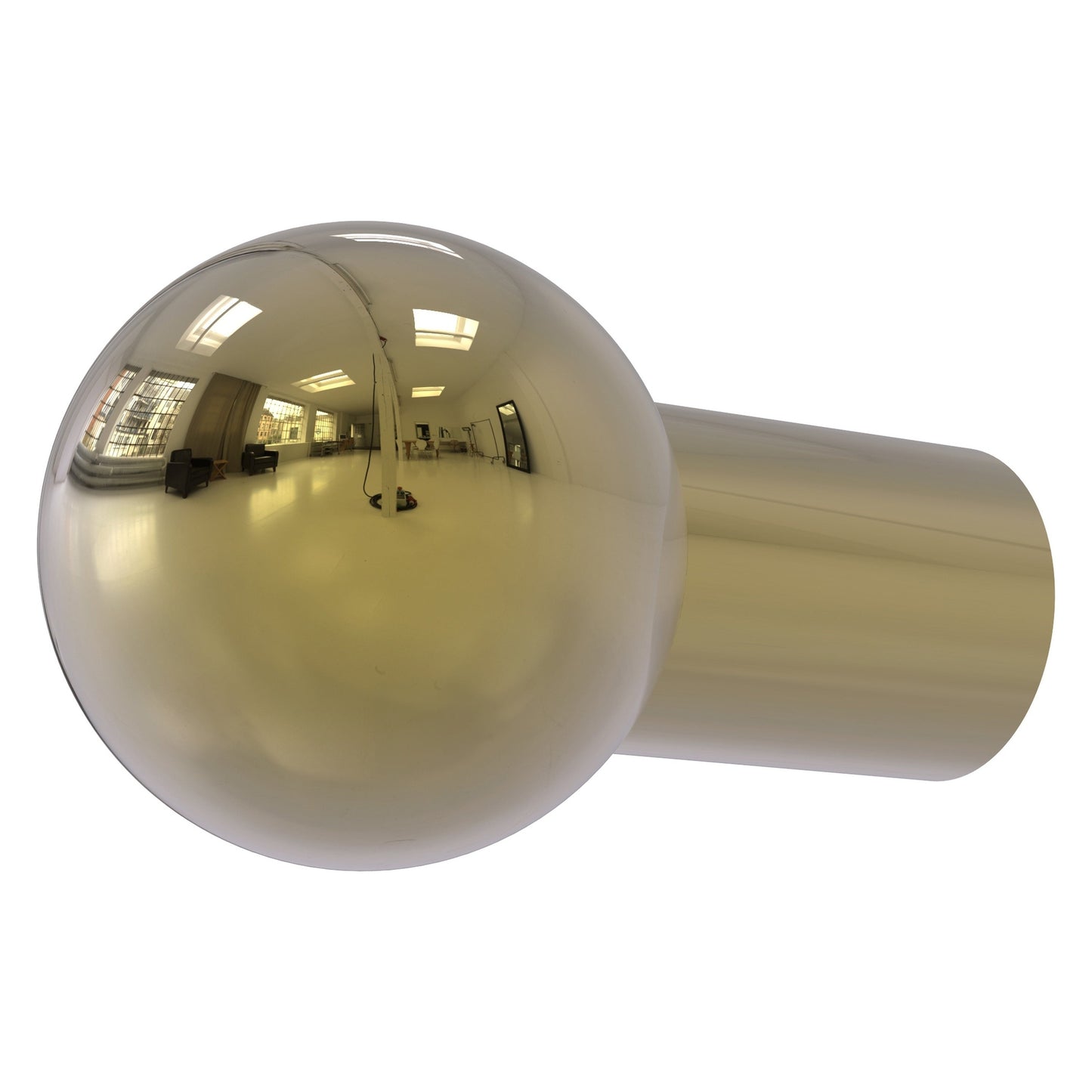 Allied Brass C-10 1.25" x 1.25" Unlacquered Brass Solid Brass Cabinet Knob