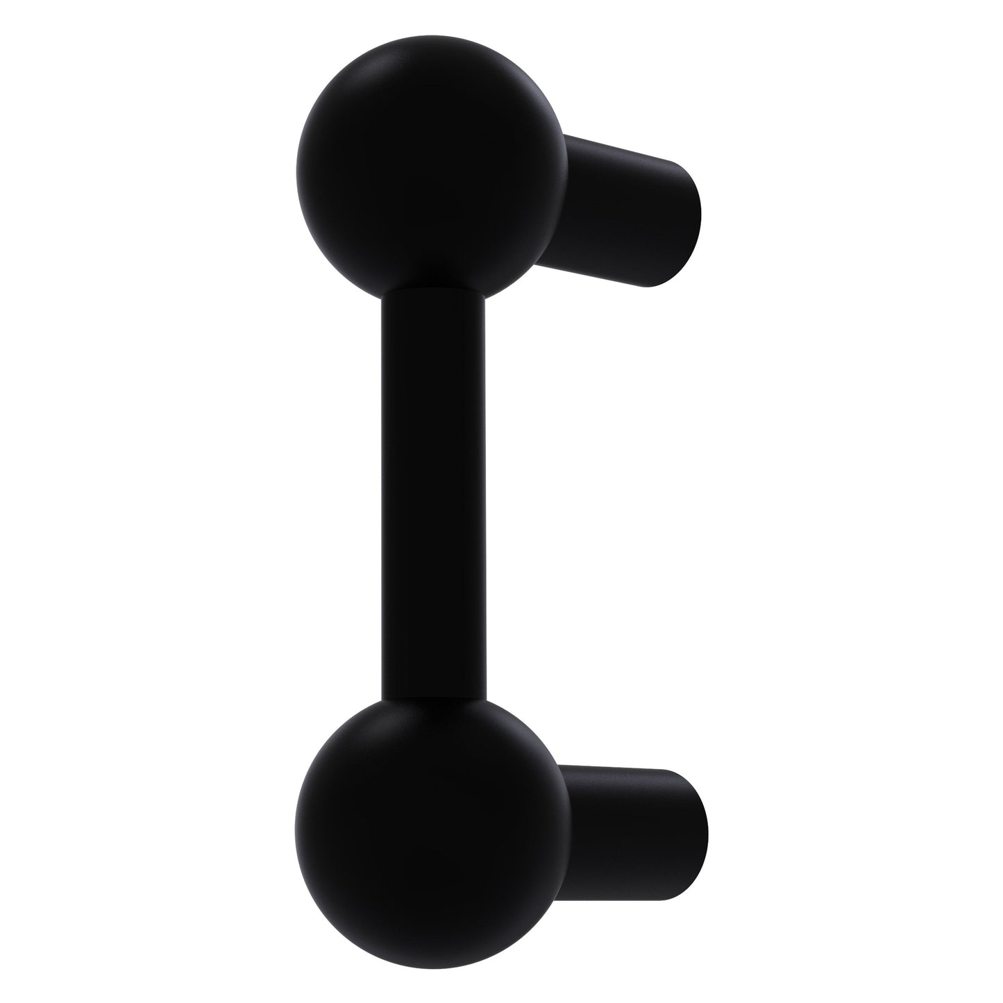 Allied Brass C-20 3" x 1" Matte Black Solid Brass Cabinet Pull
