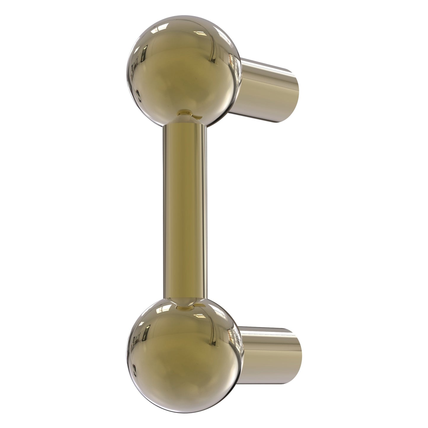 Allied Brass C-20 3" x 1" Unlacquered Brass Solid Brass Cabinet Pull