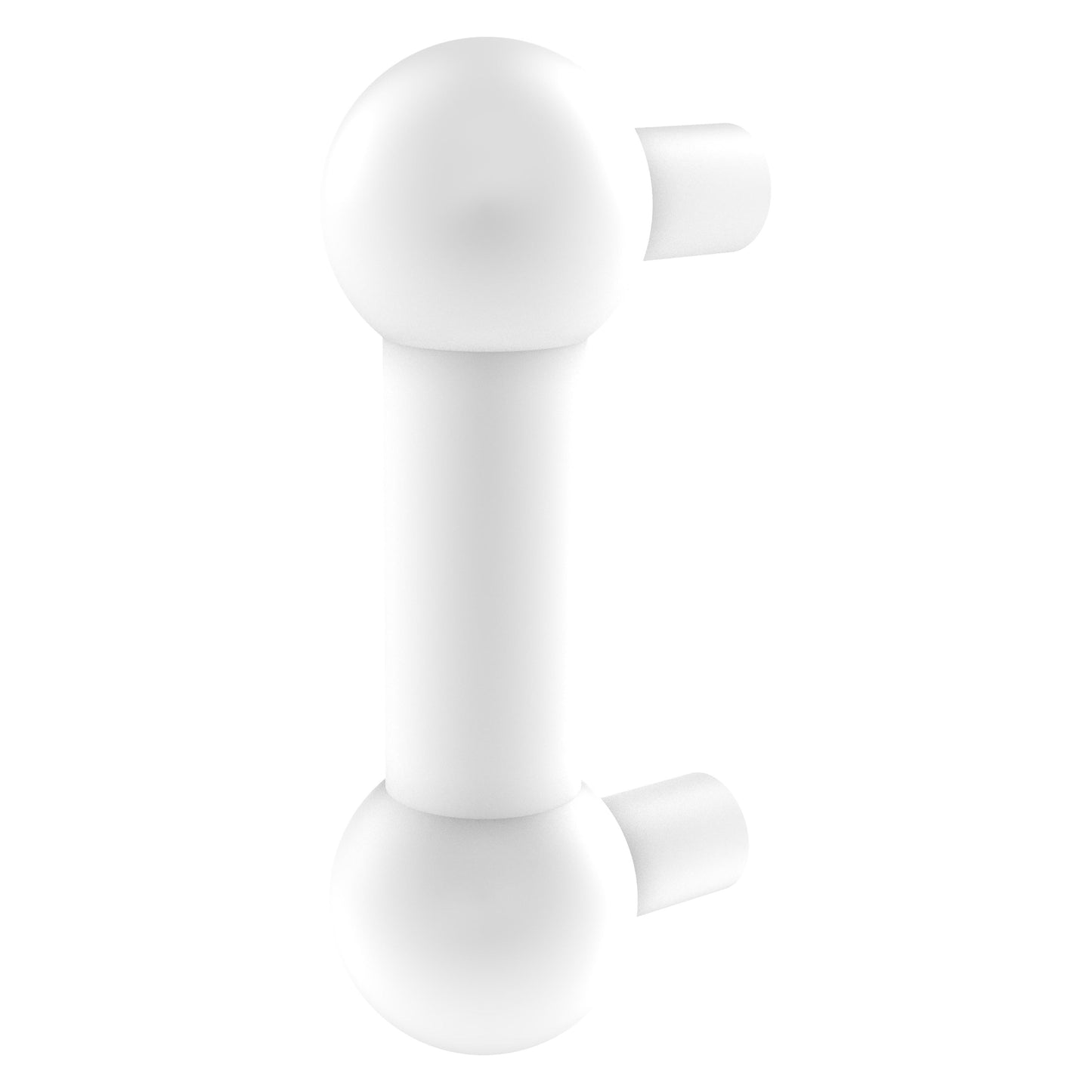 Allied Brass C-30 3" x 1" Matte White Solid Brass Cabinet Pull
