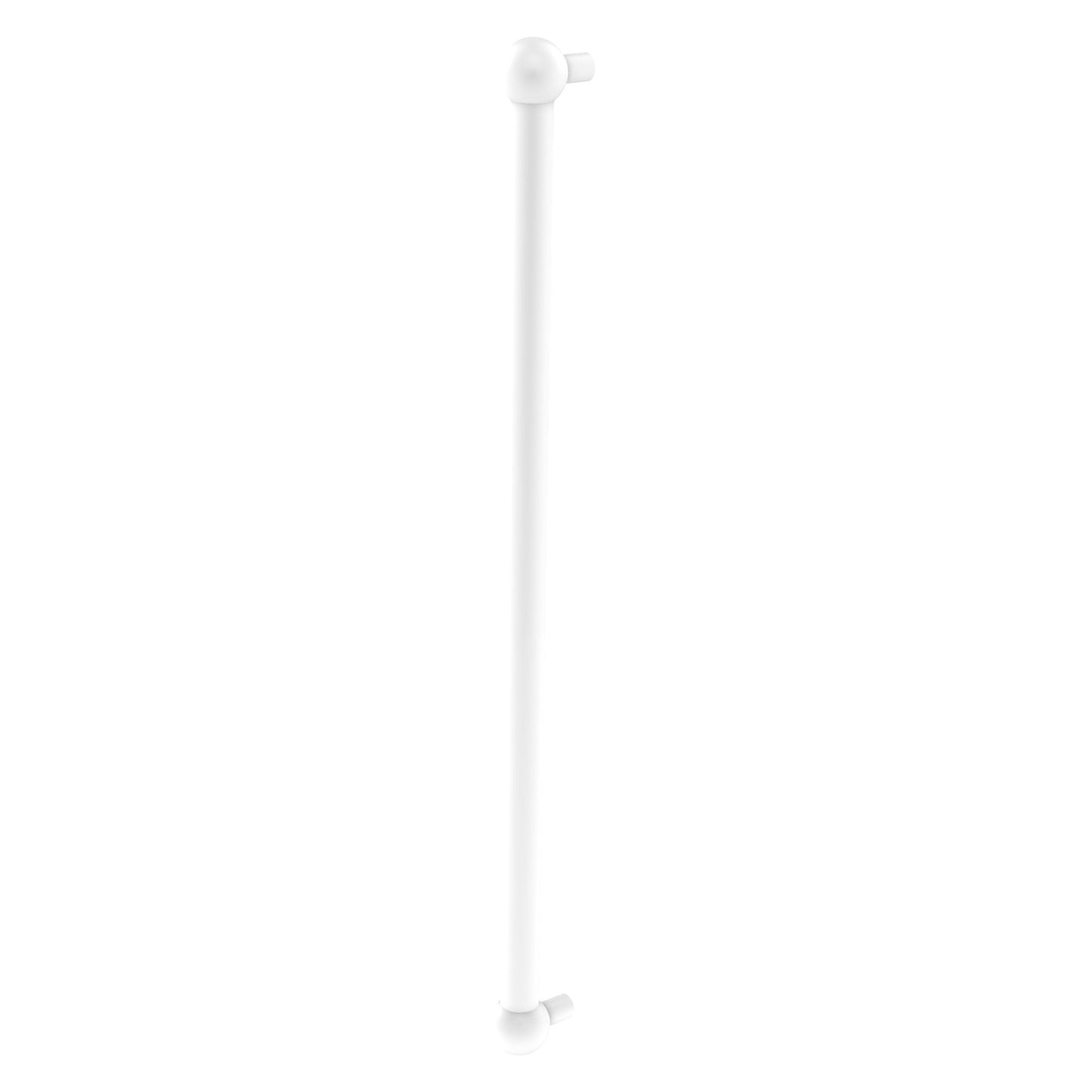 Allied Brass C-30-RP 18" x 1" Matte White Solid Brass Refrigerator Pull