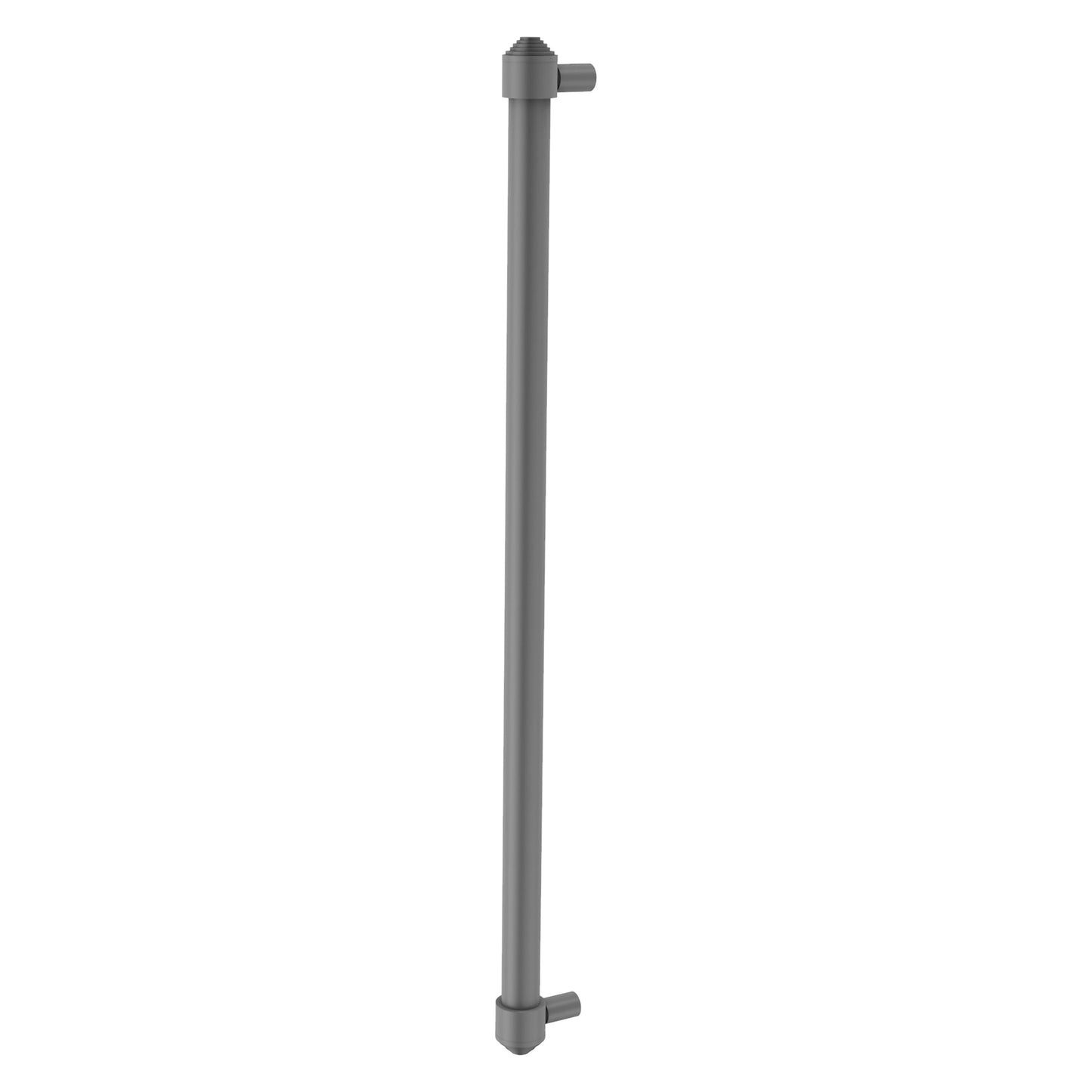 Allied Brass Cabinet Hardware 18" x 1.7" Matte Gray Solid Brass Refrigerator Pull