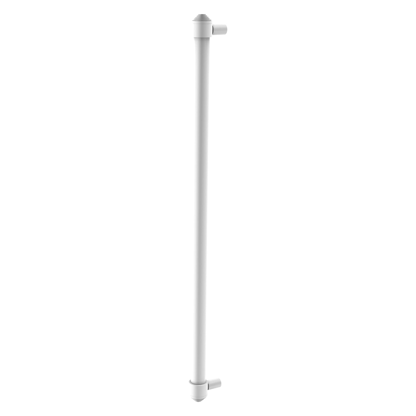 Allied Brass Cabinet Hardware 18" x 1.7" Matte White Solid Brass Refrigerator Pull