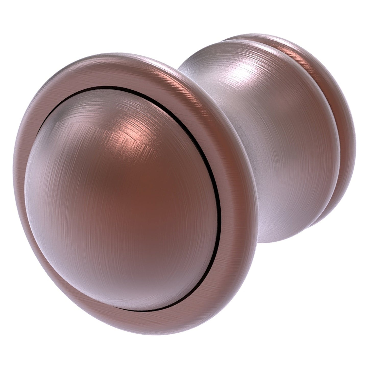 Allied Brass Carolina 1" x 1.3" Antique Copper Solid Brass Cabinet Knob