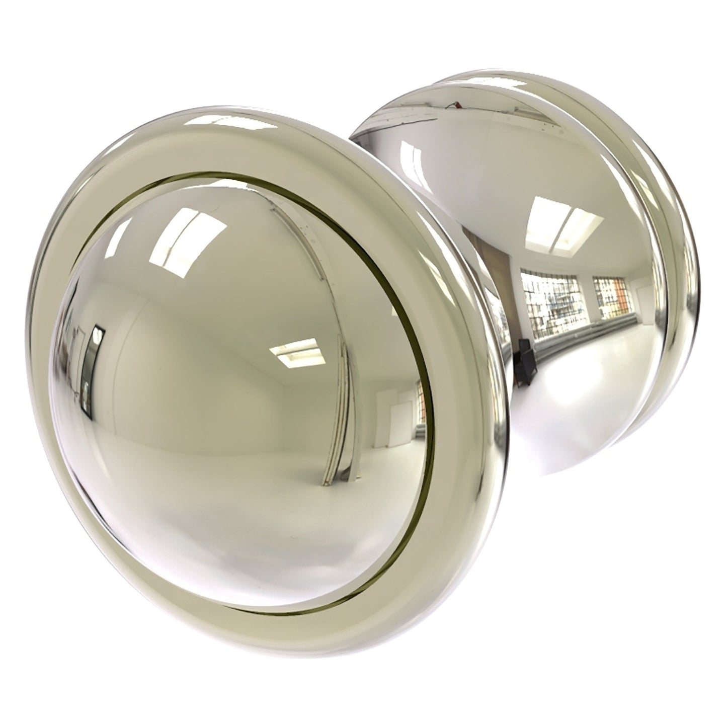 Allied Brass Carolina 1" x 1.3" Polished Nickel Solid Brass Cabinet Knob