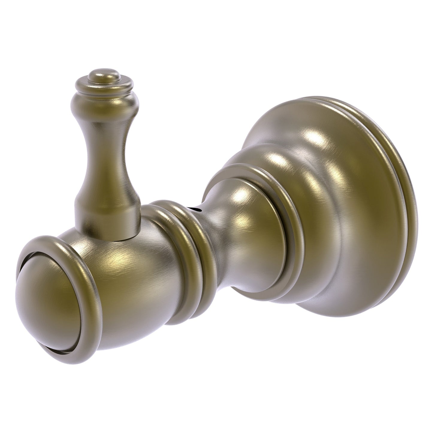 Allied Brass Carolina 2" x 3.2" Antique Brass Solid Brass Robe Hook
