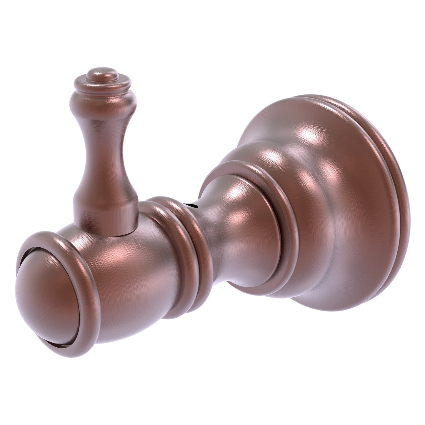 Allied Brass Carolina 2" x 3.2" Antique Copper Solid Brass Robe Hook