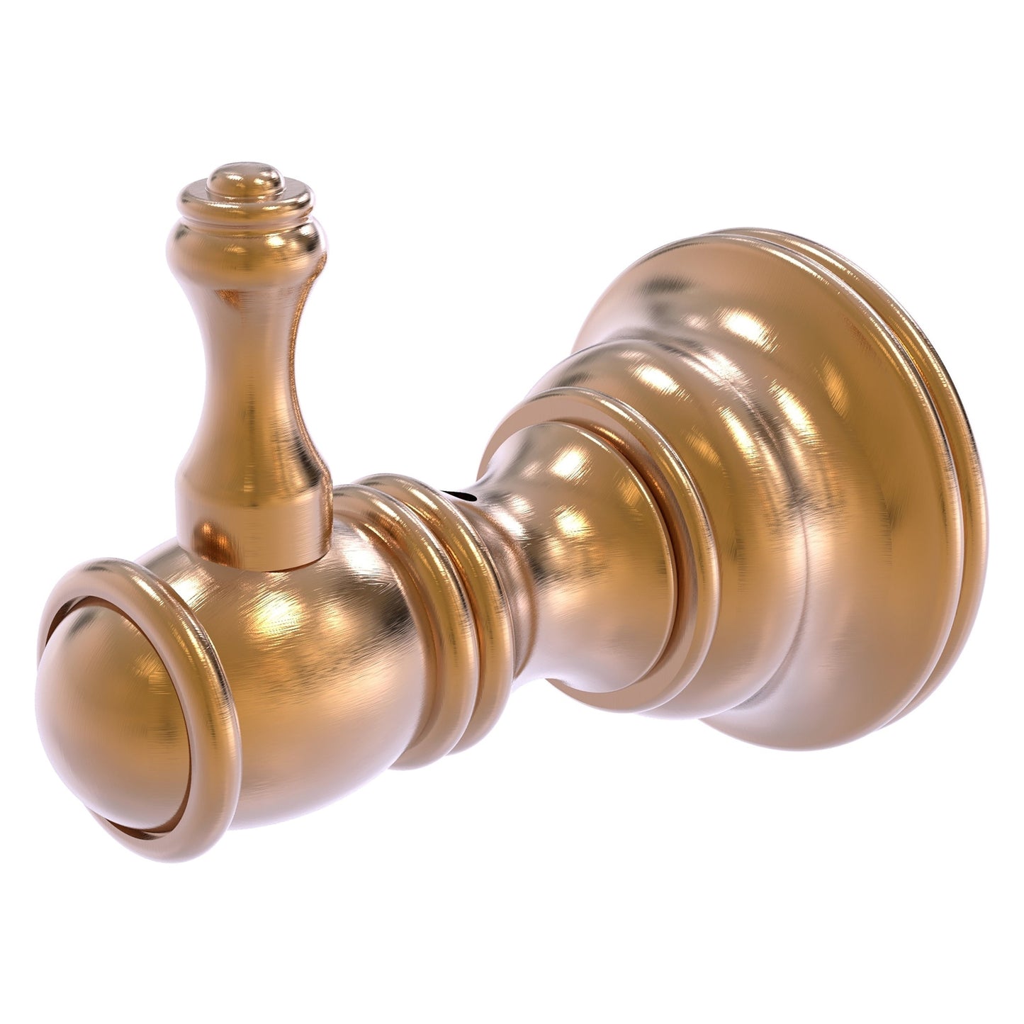 Allied Brass Carolina 2" x 3.2" Brushed Bronze Solid Brass Robe Hook