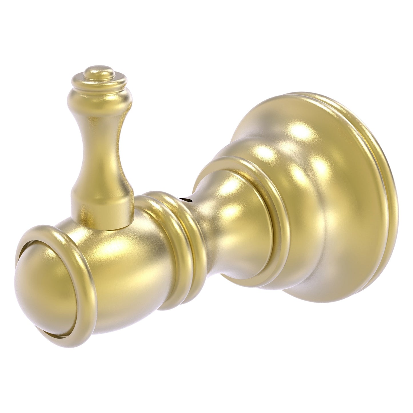 Allied Brass Carolina 2" x 3.2" Satin Brass Solid Brass Robe Hook