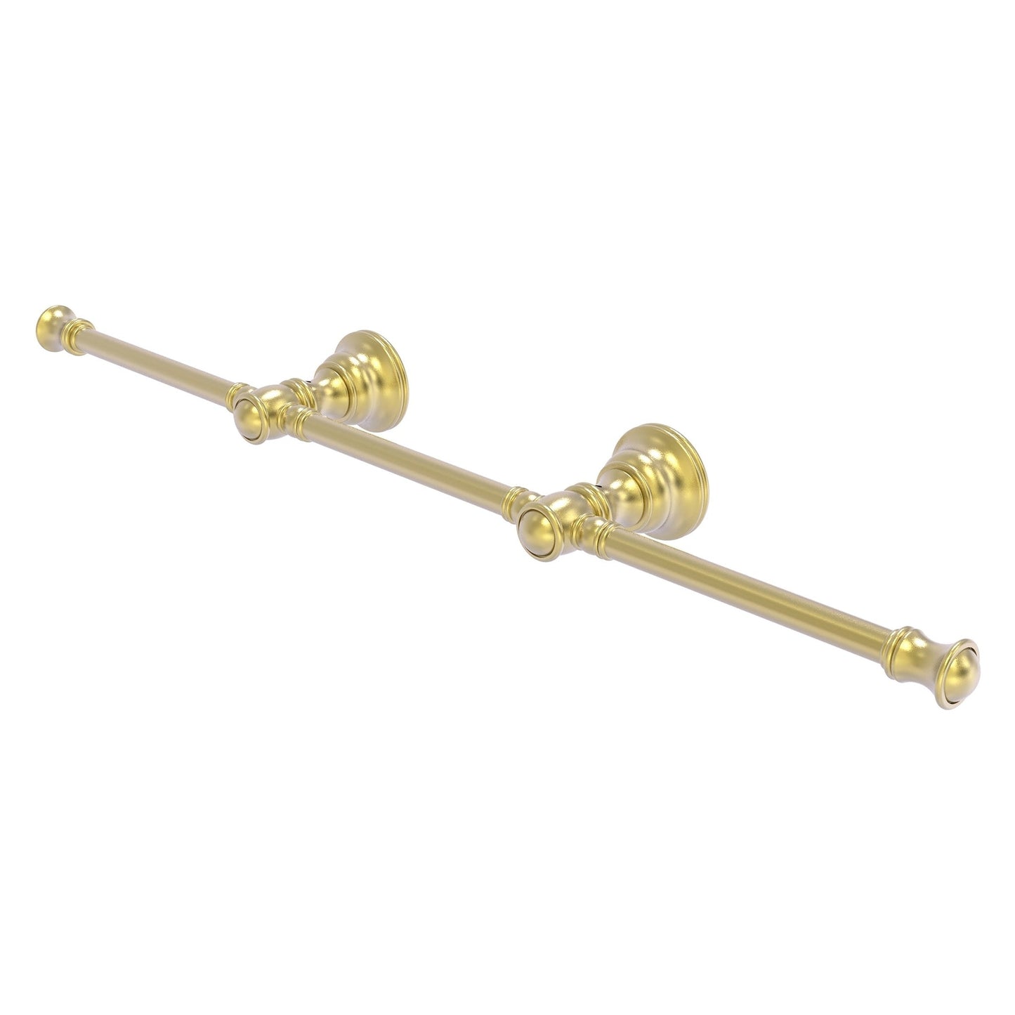 Allied Brass Carolina 22" x 3.3" Satin Brass Solid Brass 3-Arm Guest Towel Holder