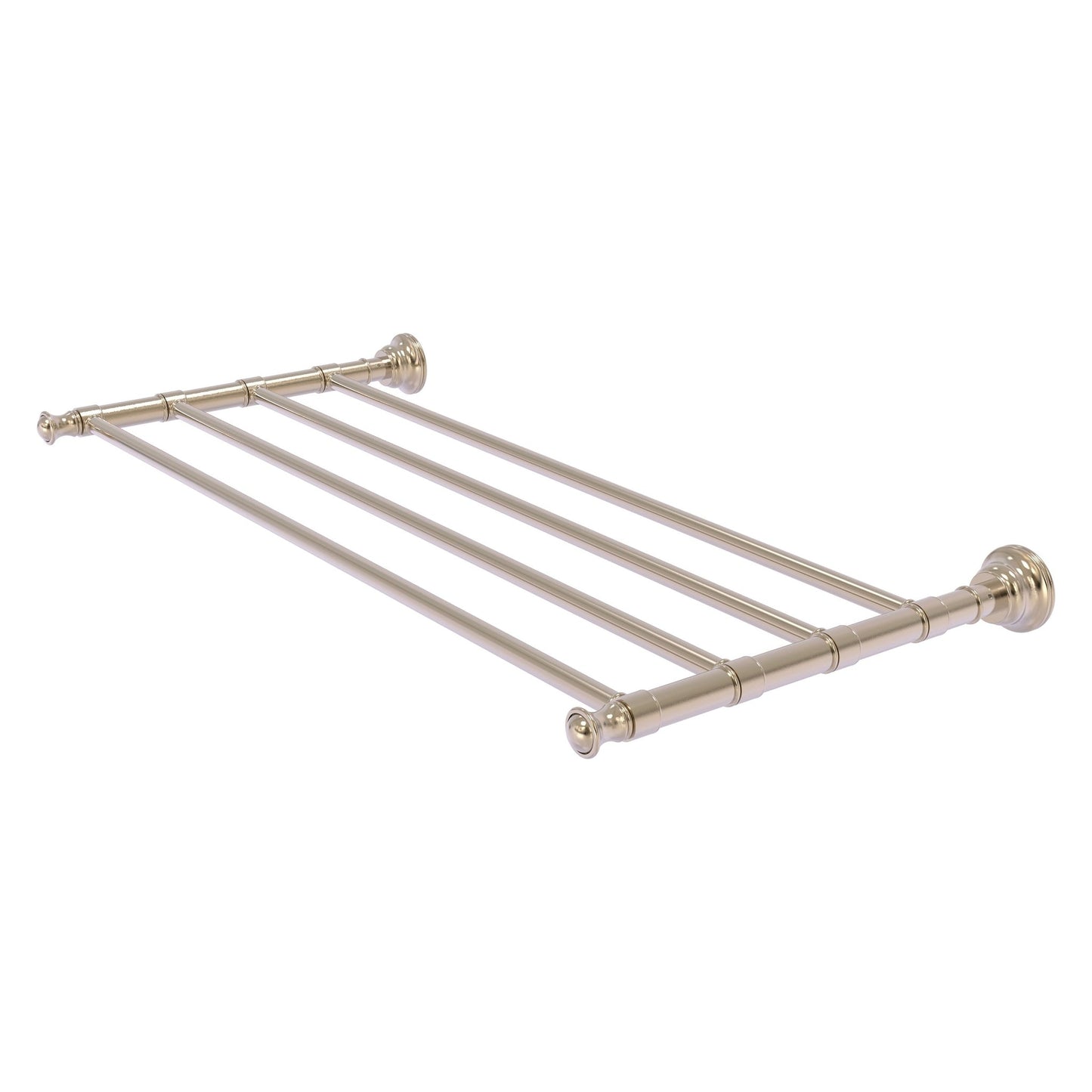 Allied Brass Carolina 26" x 12.7" Antique Pewter Solid Brass Towel Shelf
