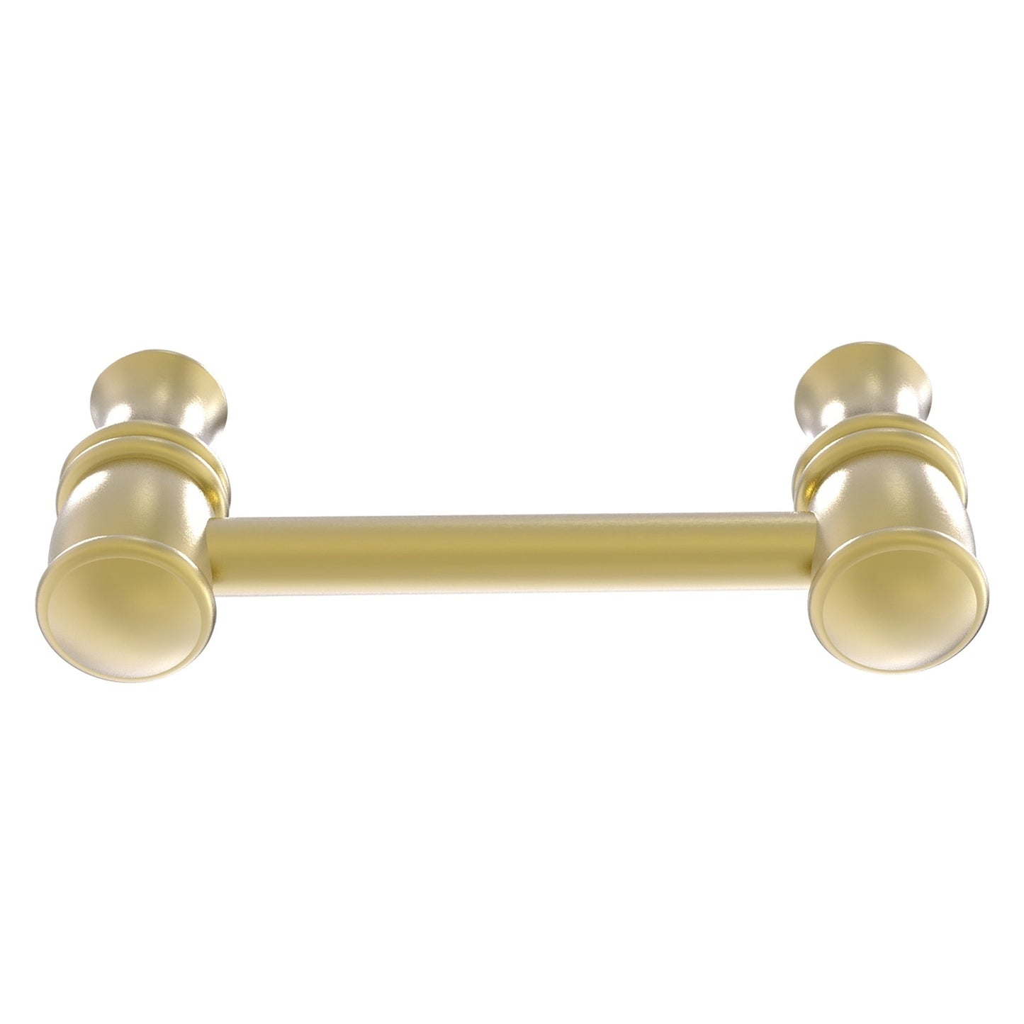 Allied Brass Carolina 3.8" x 1.7" Satin Brass Solid Brass Cabinet Pull
