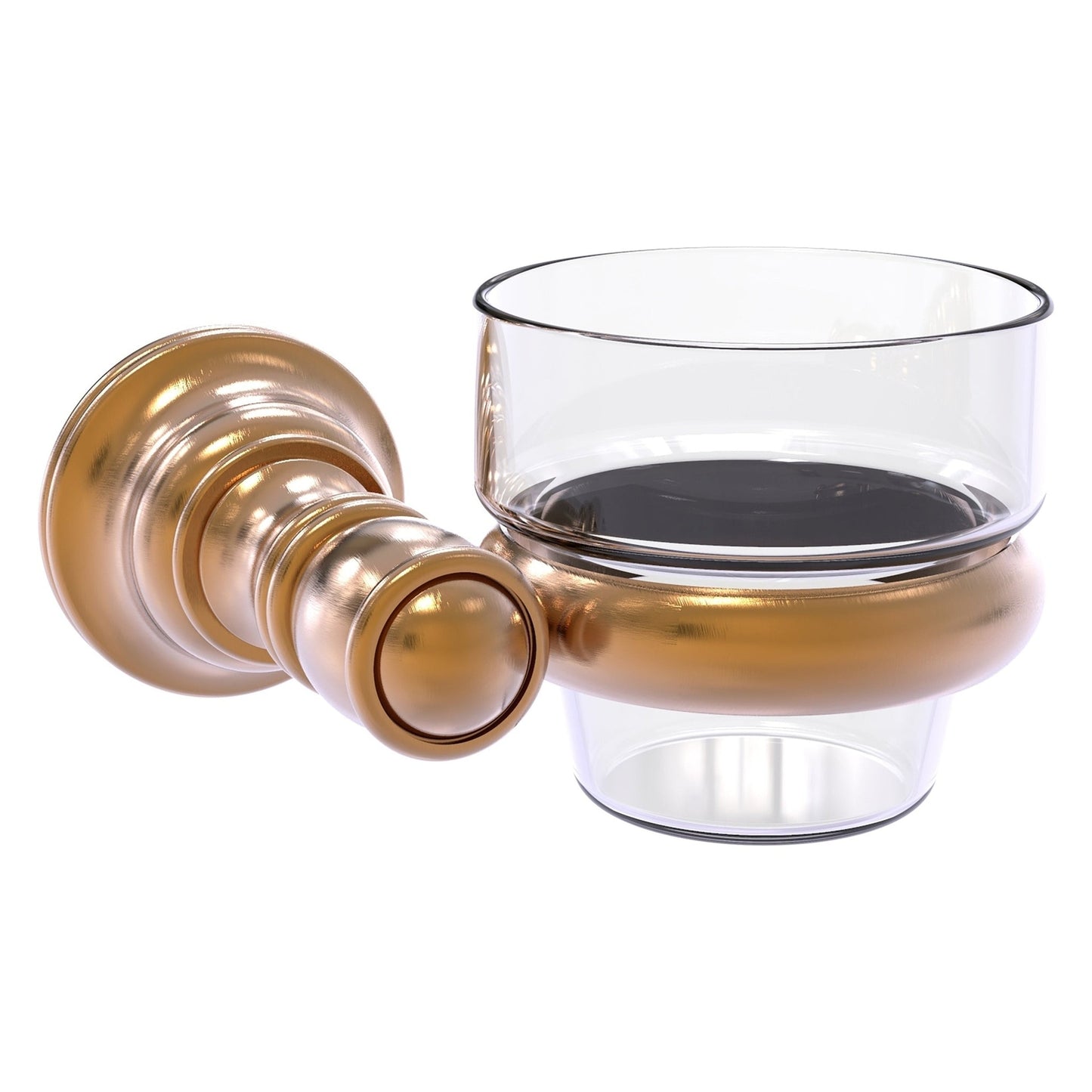 Allied Brass Carolina 4.3" x 4" Brushed Bronze Solid Brass Wall-Mounted Votive Candle Holder