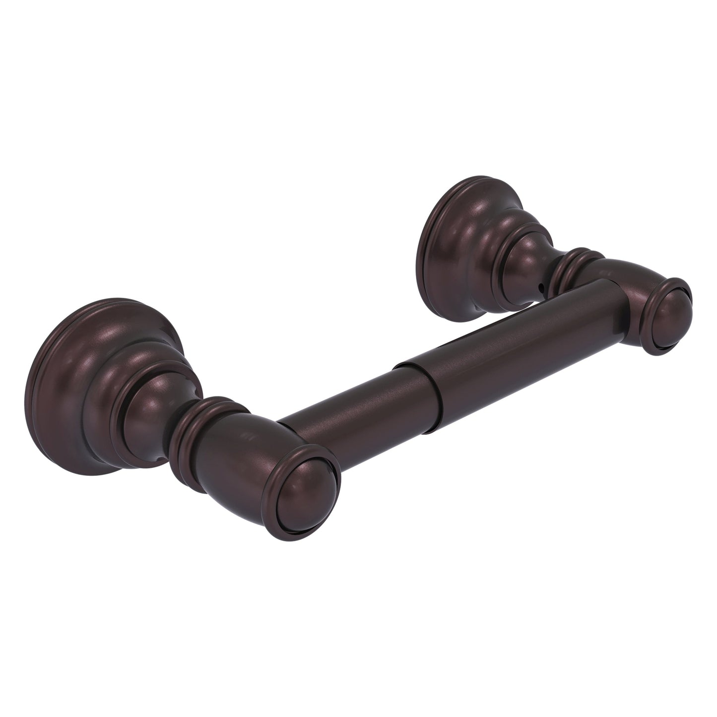 Allied Brass Carolina 8" x 3.3" Antique Bronze Solid Brass 2-Post Toilet Tissue Holder