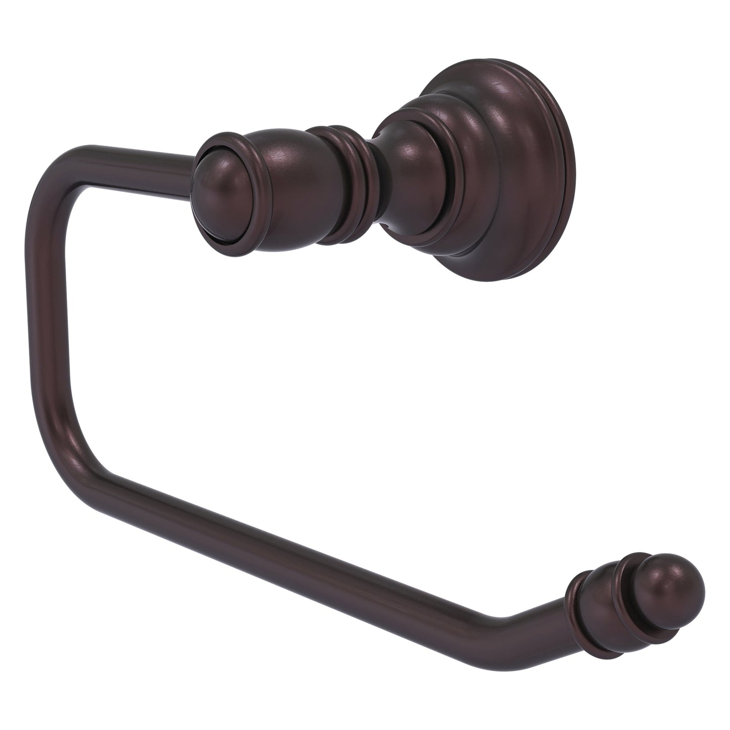 Allied Brass Carolina 8" x 3.3" Antique Bronze Solid Brass Euro-Style Toilet Tissue Holder