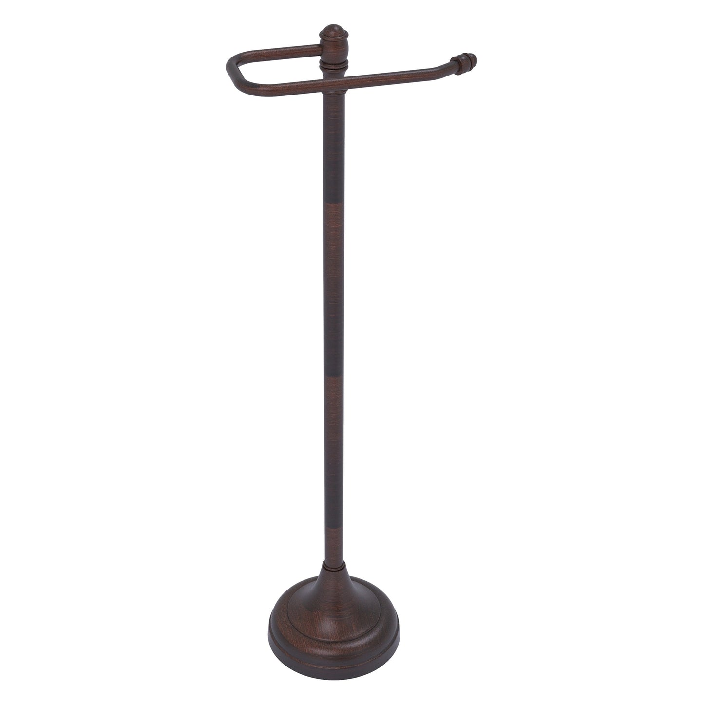 Allied Brass Carolina 8" x 6" Venetian Bronze Solid Brass Freestanding Euro-Style Toilet Paper Holder