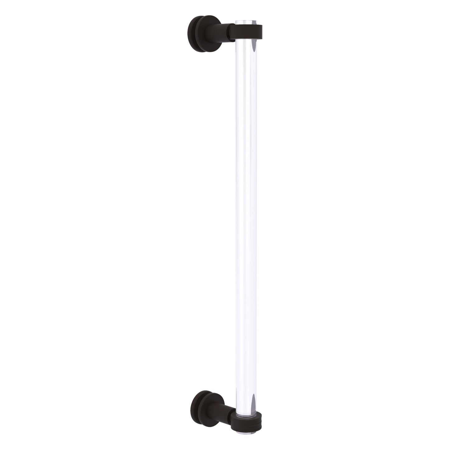 Allied Brass Clearview 19" x 4" Oil Rubbed Bronze Solid Brass Single Side Shower Door Pull