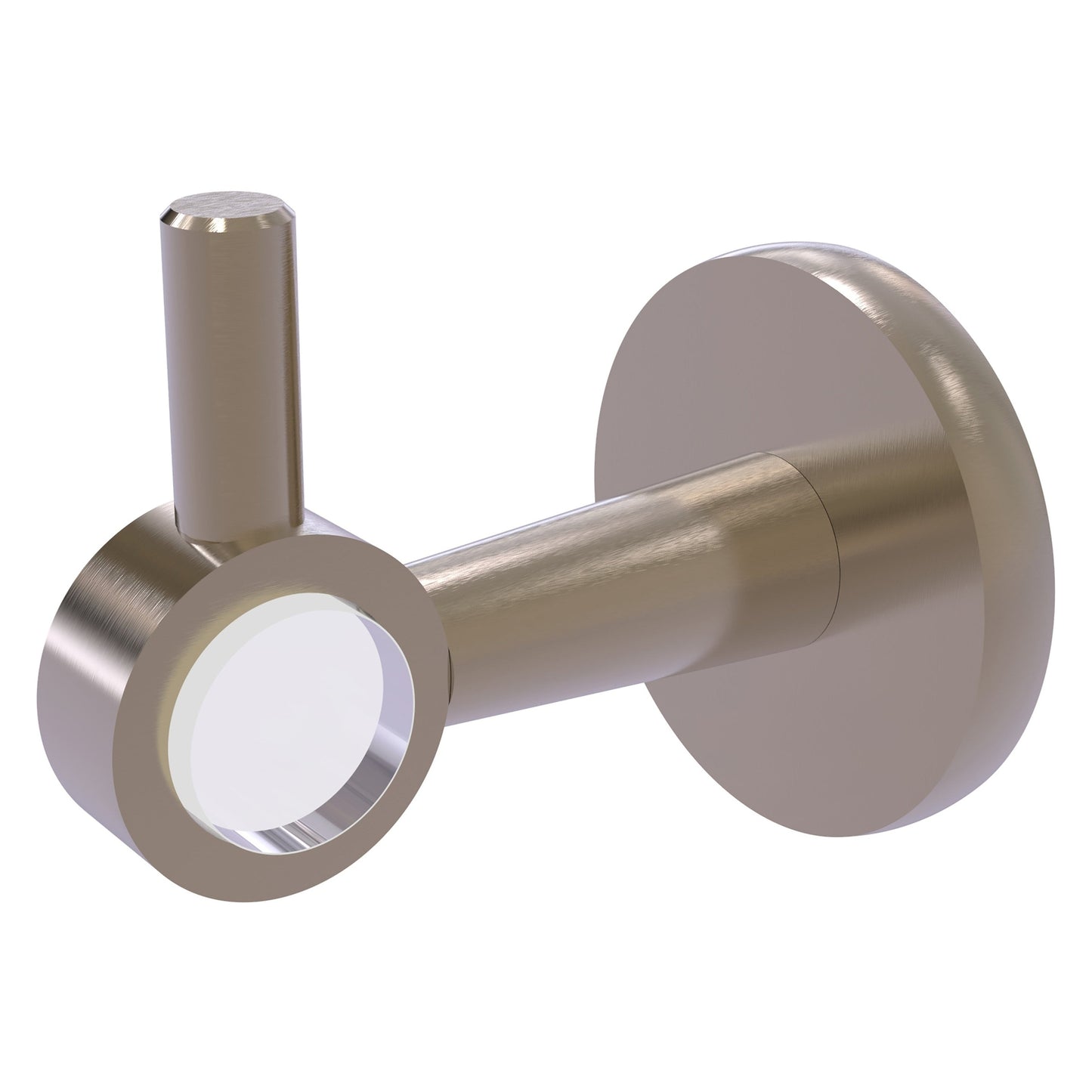 Allied Brass Clearview 2.64" x 3.84" Antique Pewter Solid Brass Robe Hook