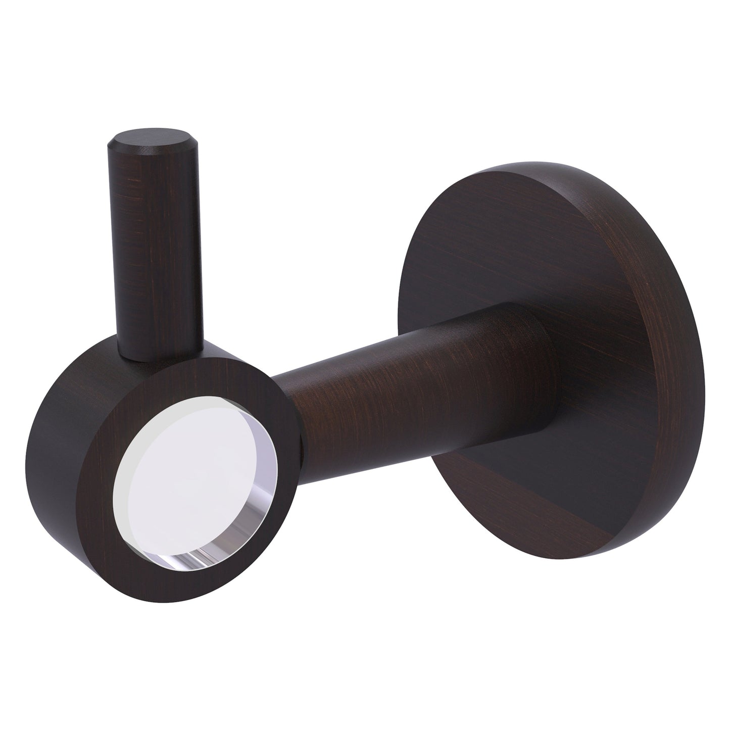 Allied Brass Clearview 2.64" x 3.84" Venetian Bronze Solid Brass Robe Hook
