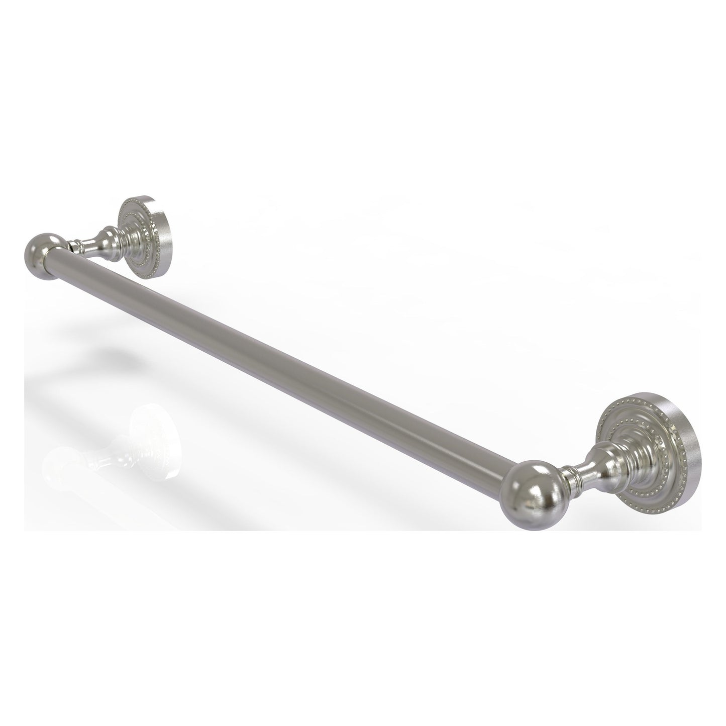 Allied Brass Dottingham 38.2" x 3.7" Satin Nickel Solid Brass Towel Bar