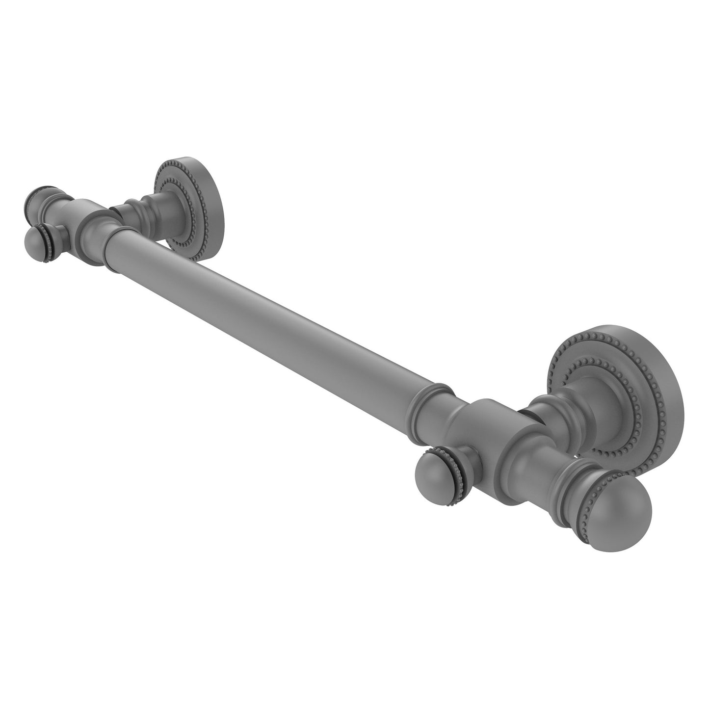 Allied Brass Dottingham 40.85" x 3.92" Matte Gray Solid Brass Grab Bar Smooth