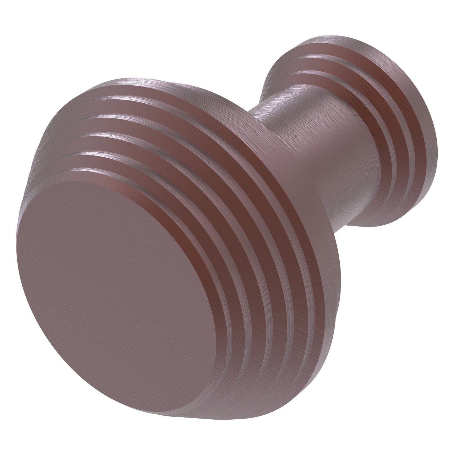 Allied Brass E-1 1" x 1" Antique Copper Solid Brass Designer Cabinet Knob