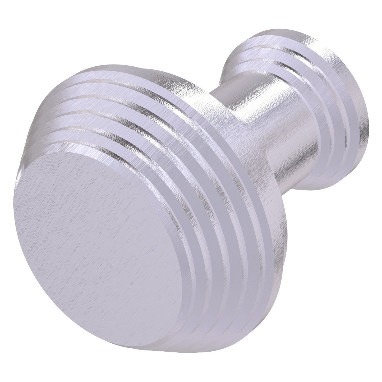 Allied Brass E-1 1" x 1" Satin Chrome Solid Brass Designer Cabinet Knob
