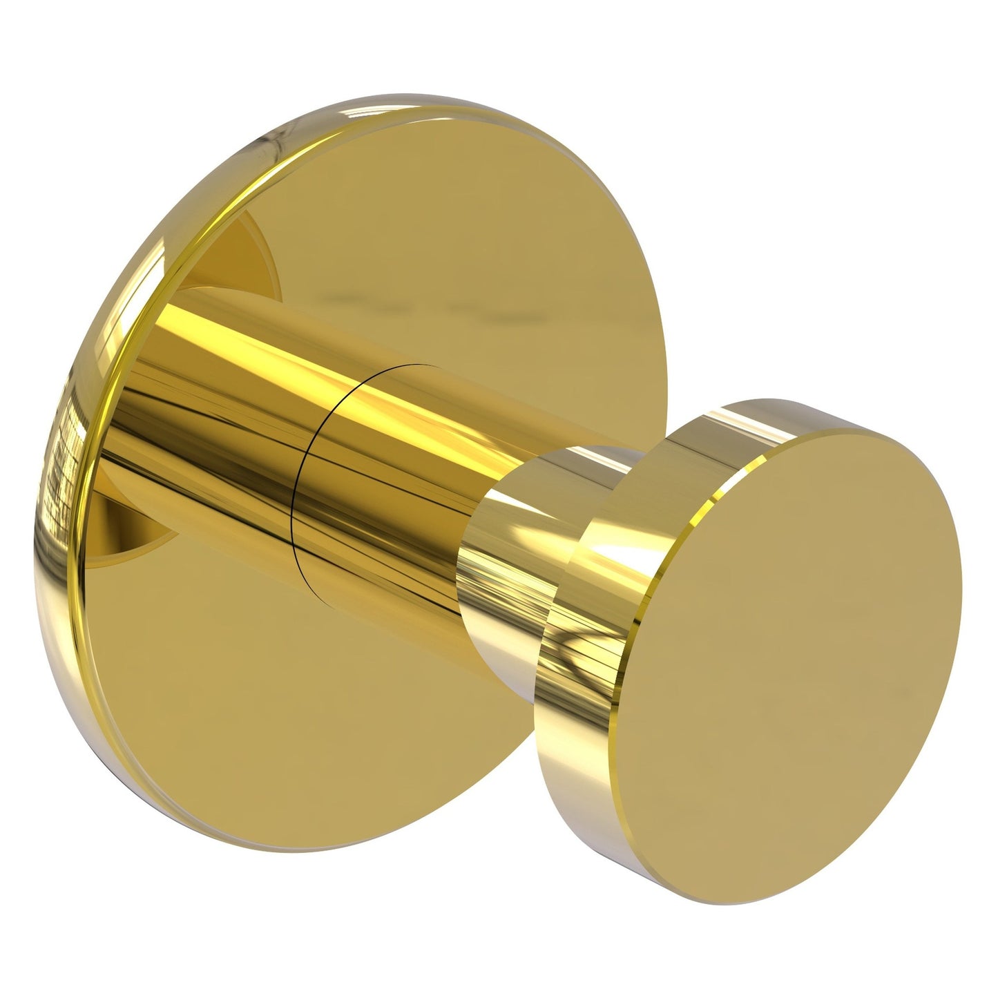 Allied Brass Fresno 3" x 2" Polished Brass Solid Brass Robe Hook