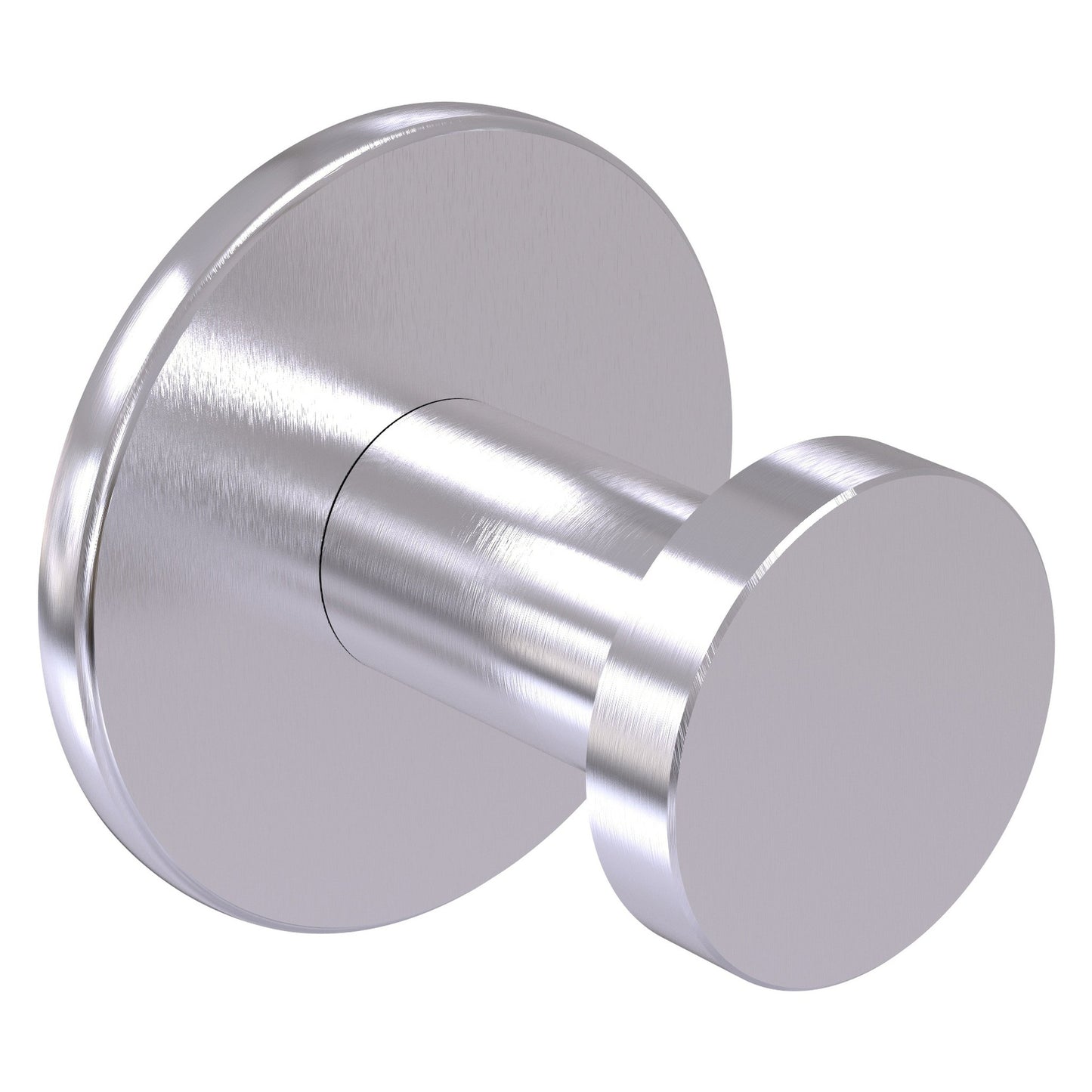 Allied Brass Fresno 3" x 2" Satin Chrome Solid Brass Robe Hook