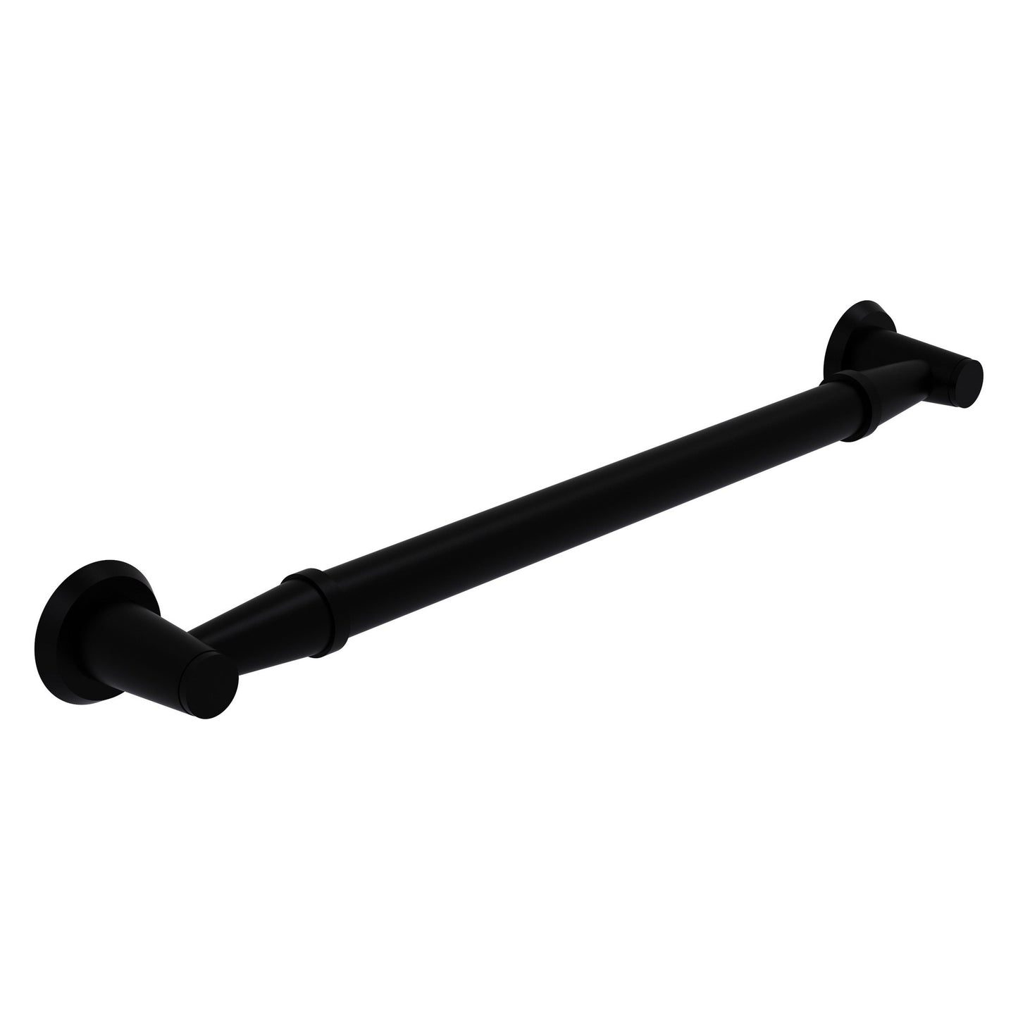 Allied Brass MD-GRS-36 38" x 3.5" Matte Black Solid Brass Smooth Grab Bar
