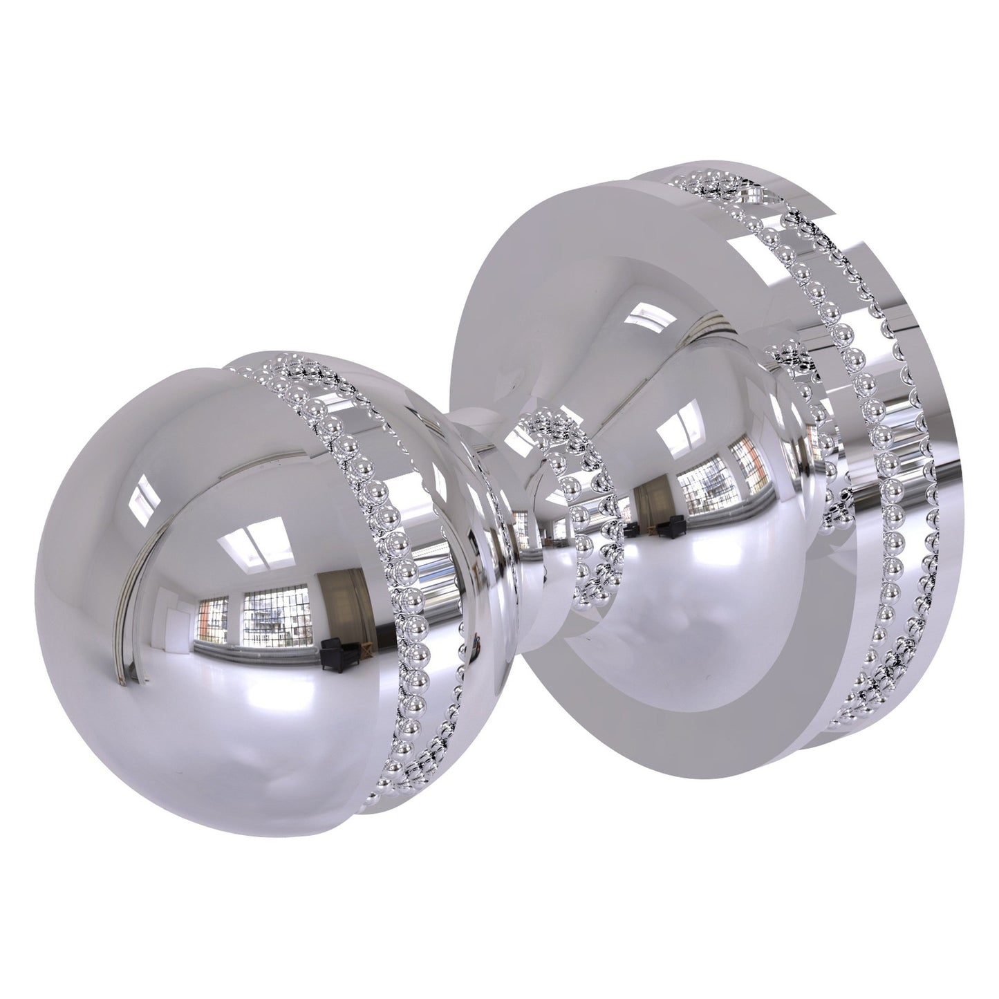 Allied Brass Mambo 1.36" x 1.88" Polished Chrome Solid Brass Robe Hook