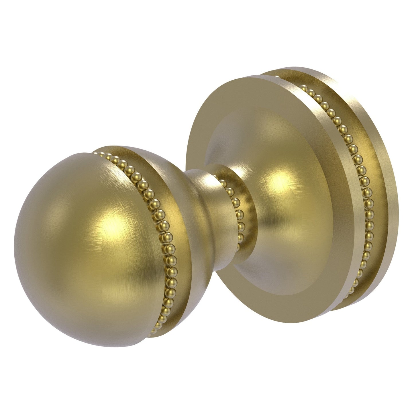 Allied Brass Mambo 1.36" x 1.88" Satin Brass Solid Brass Robe Hook