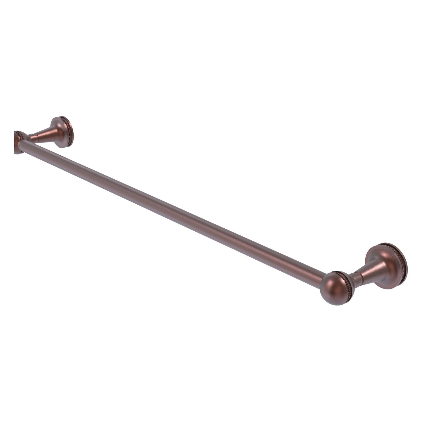 Allied Brass Mambo 24" x 25" Antique Copper Solid Brass Towel Bar