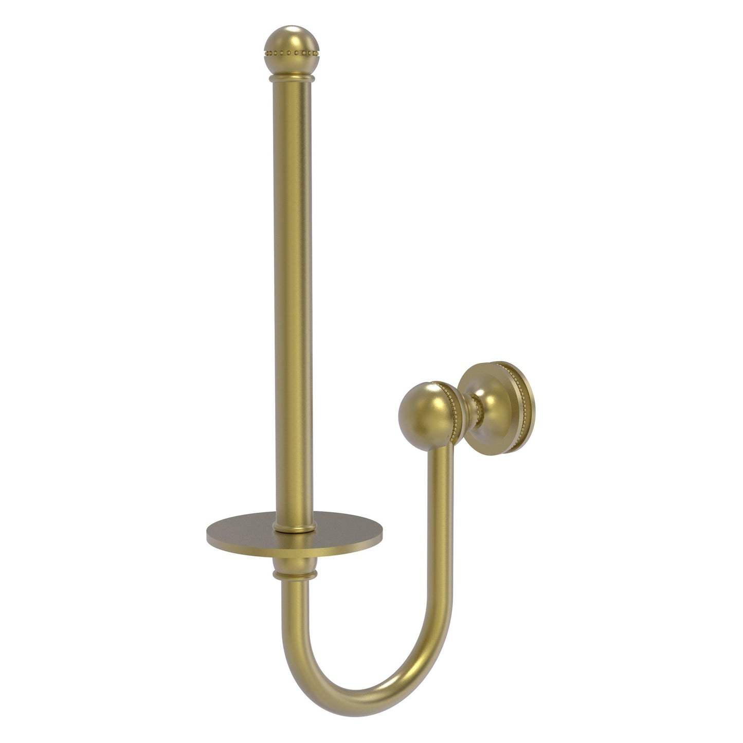 Allied Brass Mambo 2.4" x 5" Satin Brass Solid Brass Upright Toilet Tissue Holder
