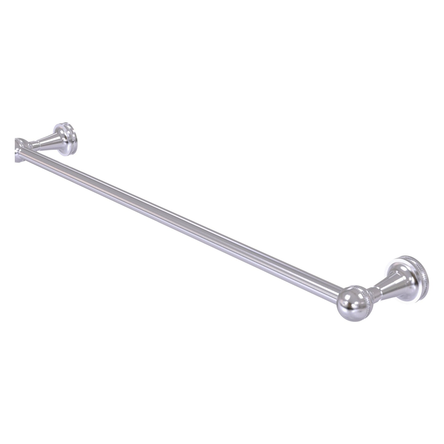 Allied Brass Mambo 36" x 37" Satin Chrome Solid Brass Towel Bar