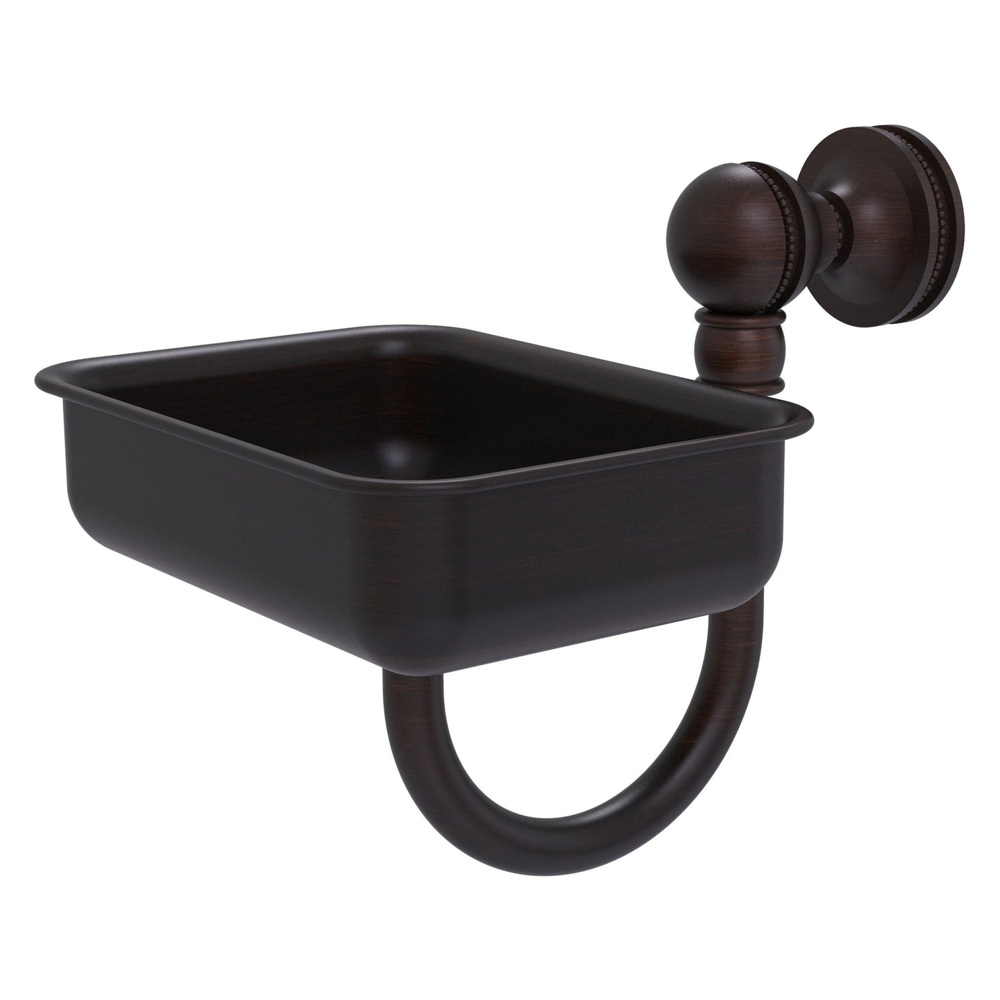 Allied Brass Mambo 4.5" x 3.5" Venetian Bronze Solid Brass Wall-Mounted Soap Dish