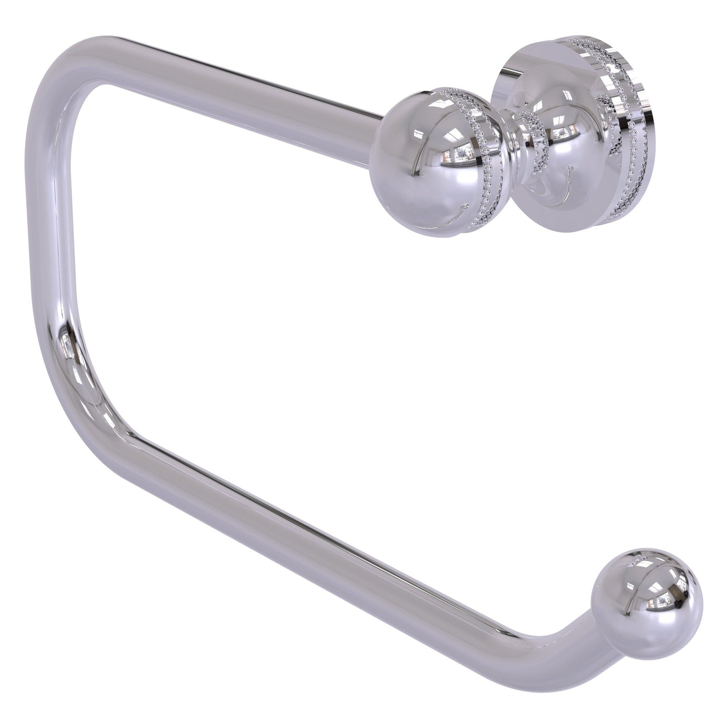 Allied Brass Mambo 8" x 7" Polished Chrome Solid Brass European Style Toilet Tissue Holder