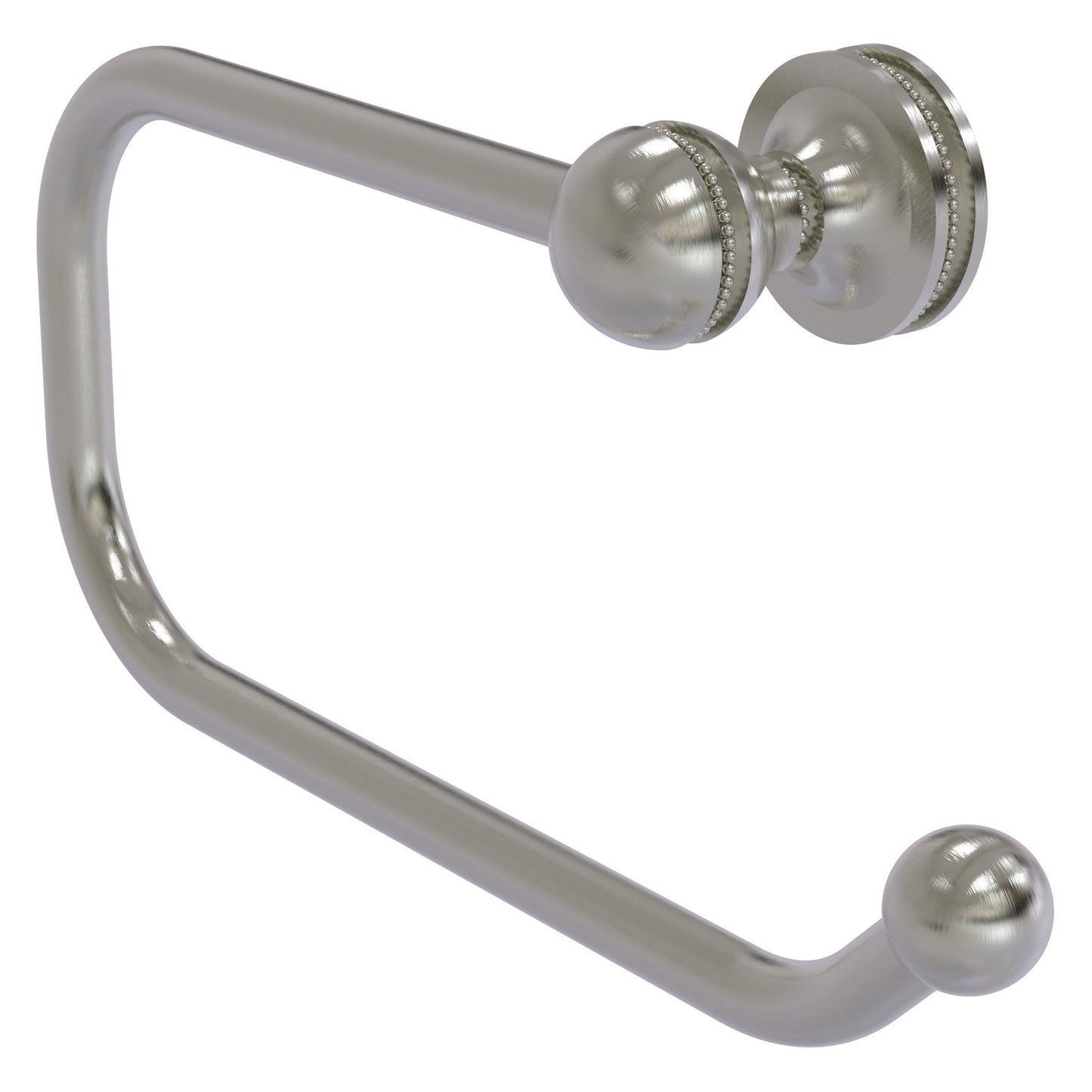 Allied Brass Mambo 8" x 7" Satin Nickel Solid Brass European Style Toilet Tissue Holder