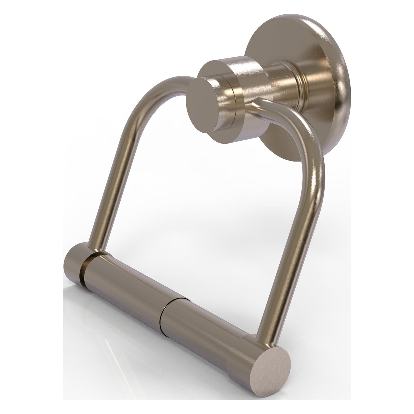 Allied Brass Mercury 6" x 6" Antique Pewter Solid Brass 2-Post Toilet Tissue Holder