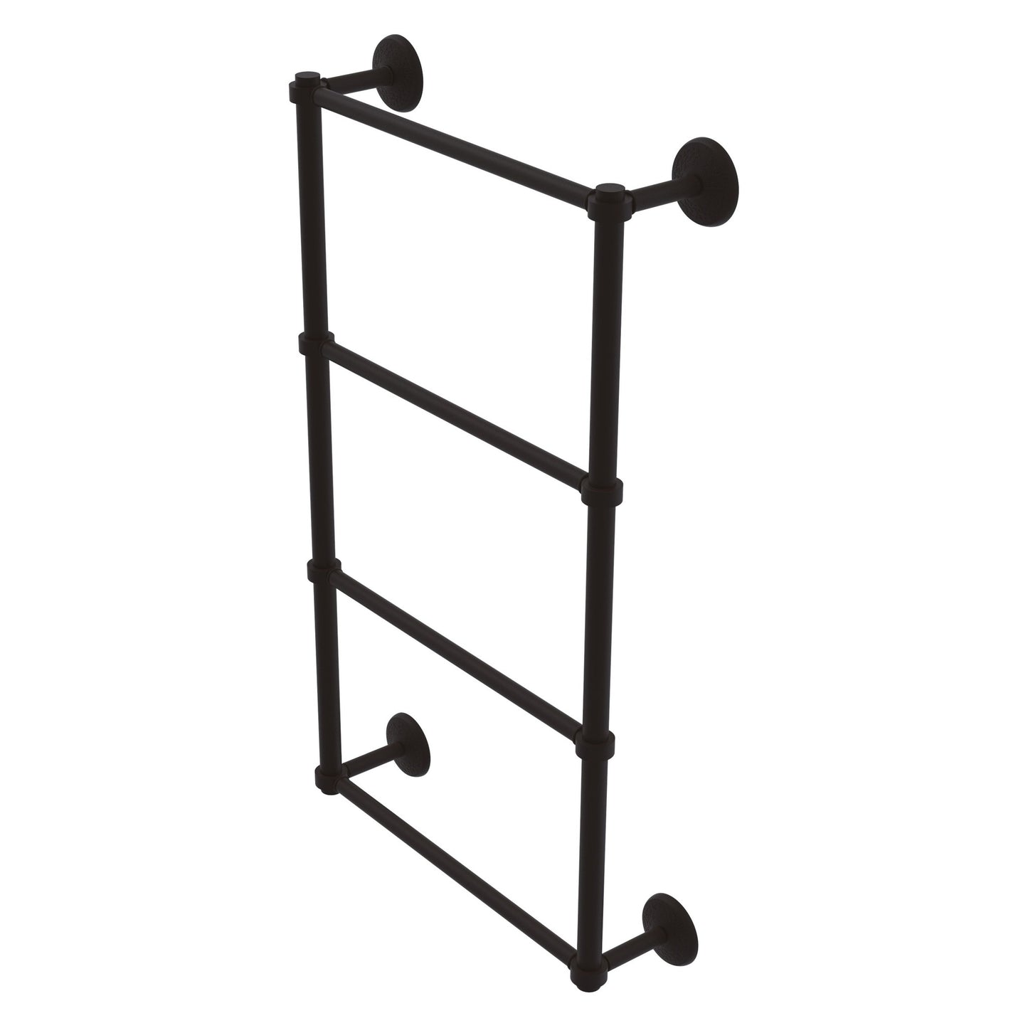 Allied Brass Monte Carlo 36" x 5.2" Oil Rubbed Bronze Solid Brass 4-Tier Ladder Towel Bar