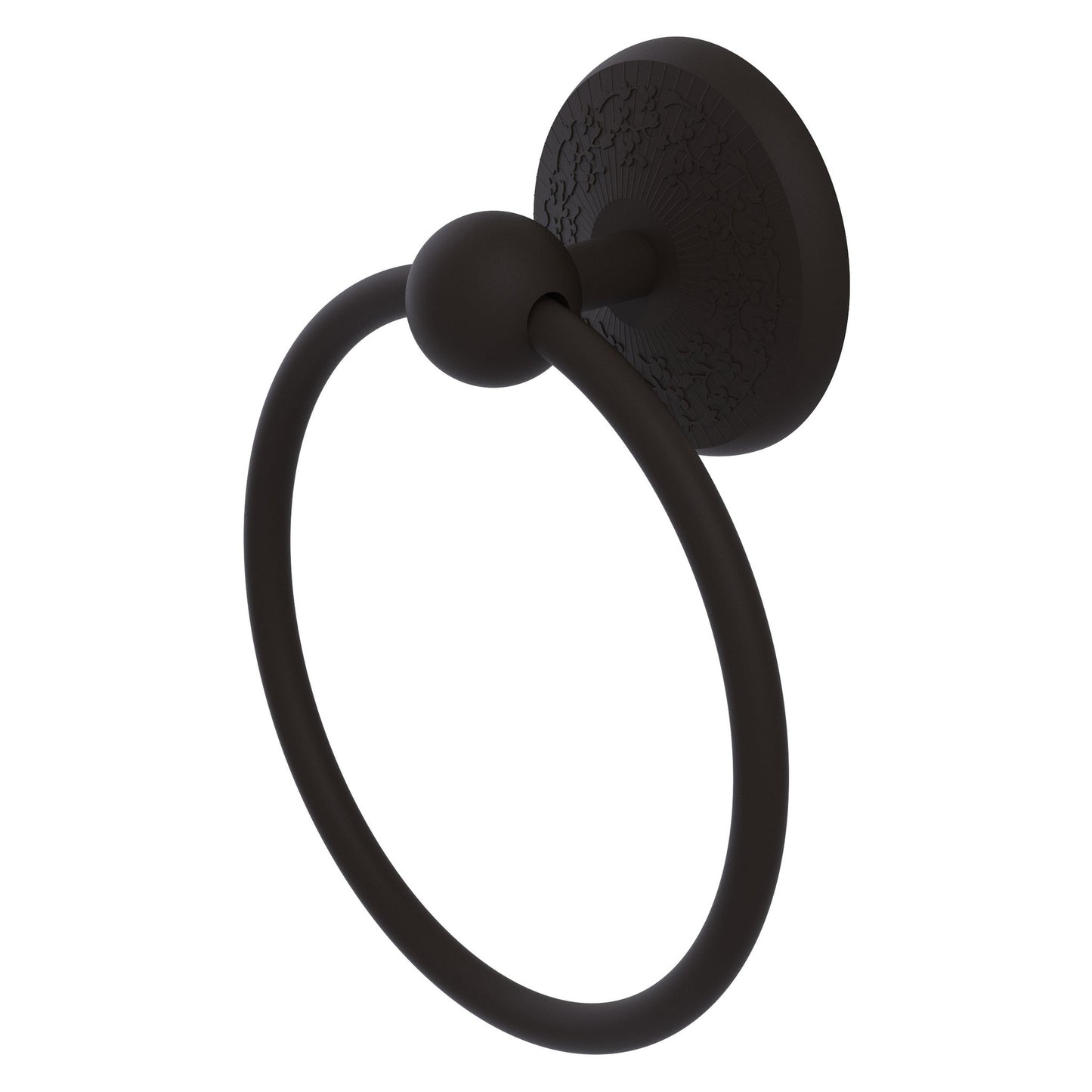 Allied Brass Monte Carlo 6" x 6" Oil Rubbed Bronze Solid Brass Towel Ring